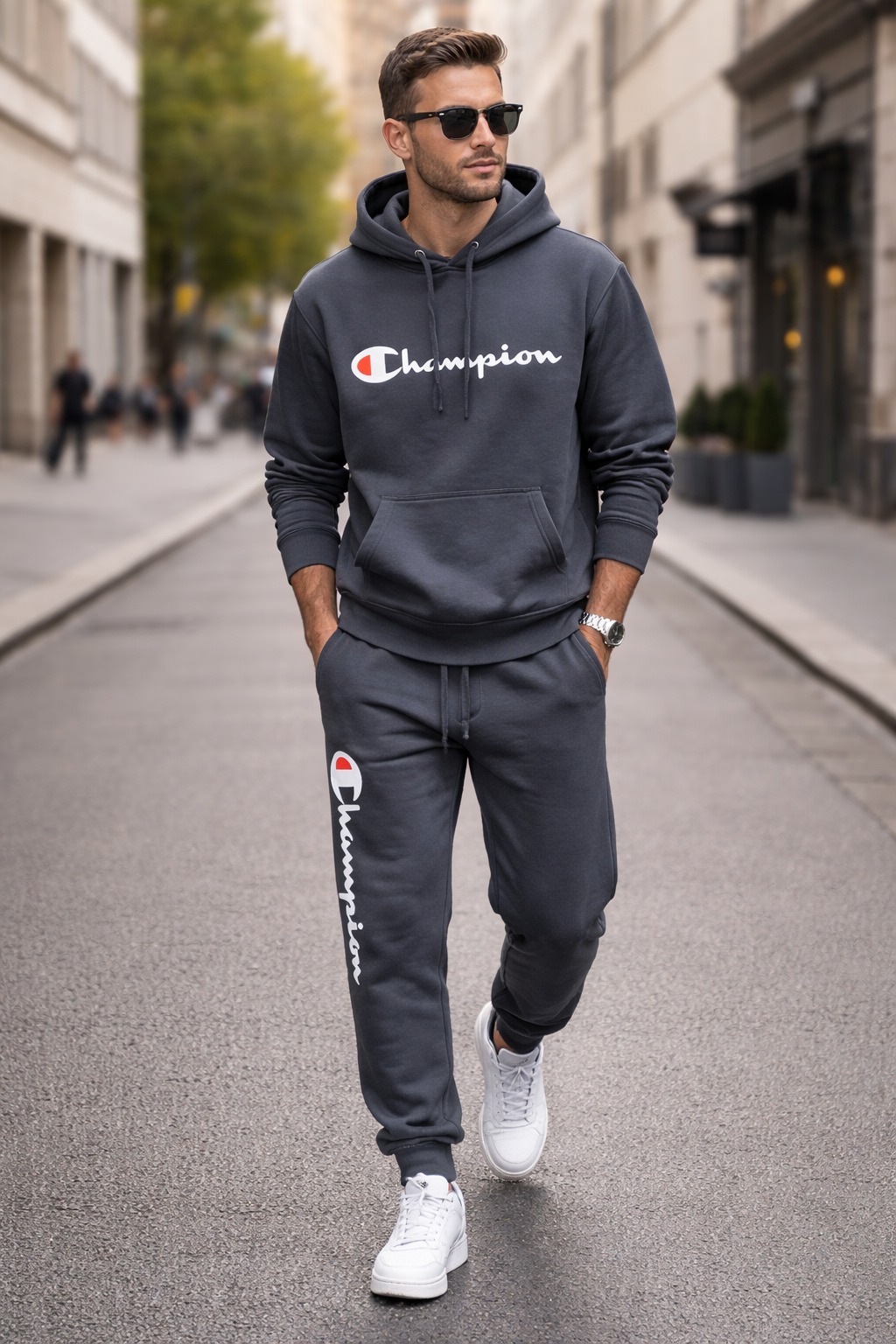 BỘ THỂ THAO CHÍNH HÃNG - Champion Basic Big Logo 