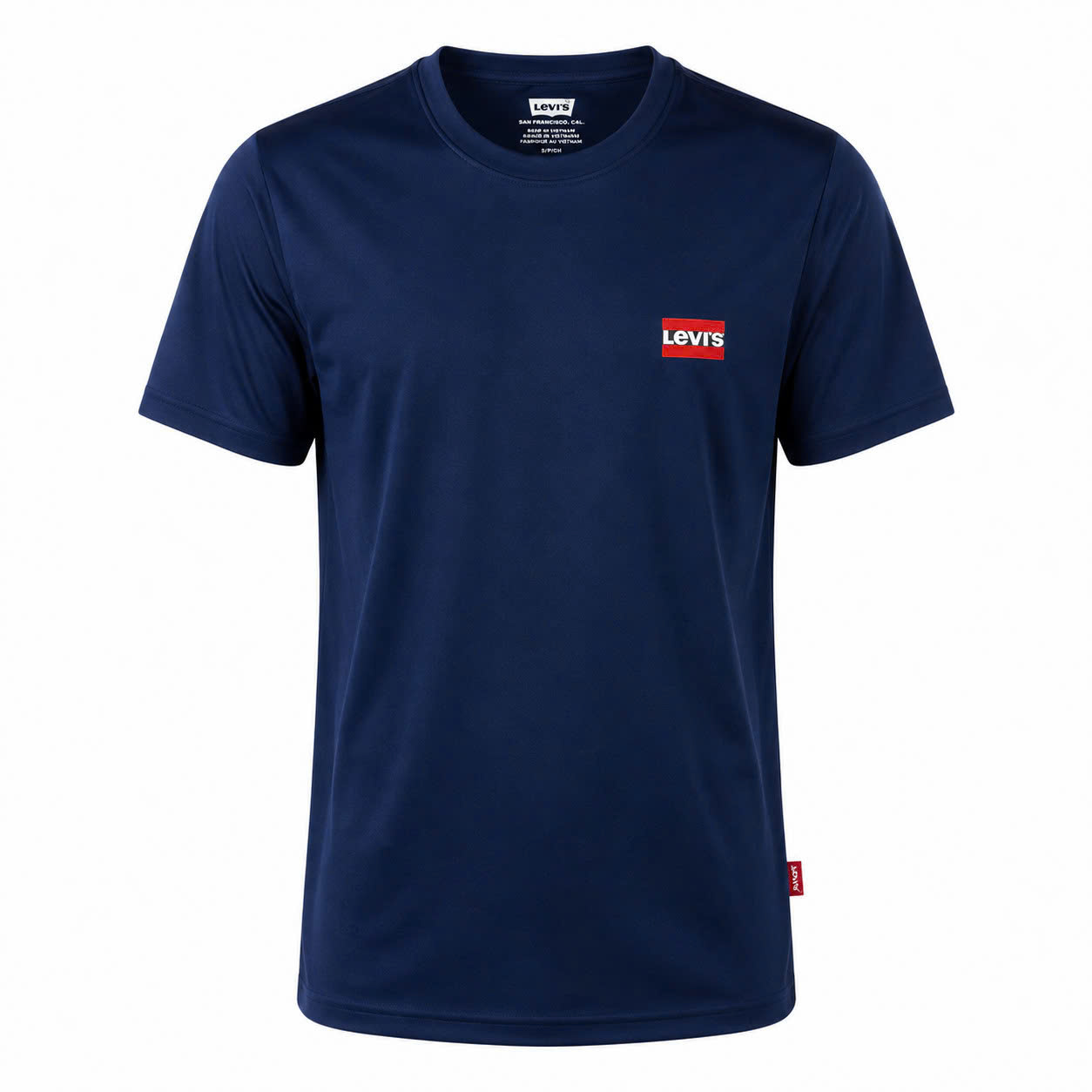 ÁO TSHIRTS CHÍNH HÃNG - Levi's® CREWNECK GRAPHIC Basic T-shirt - 79681-0000-Navy