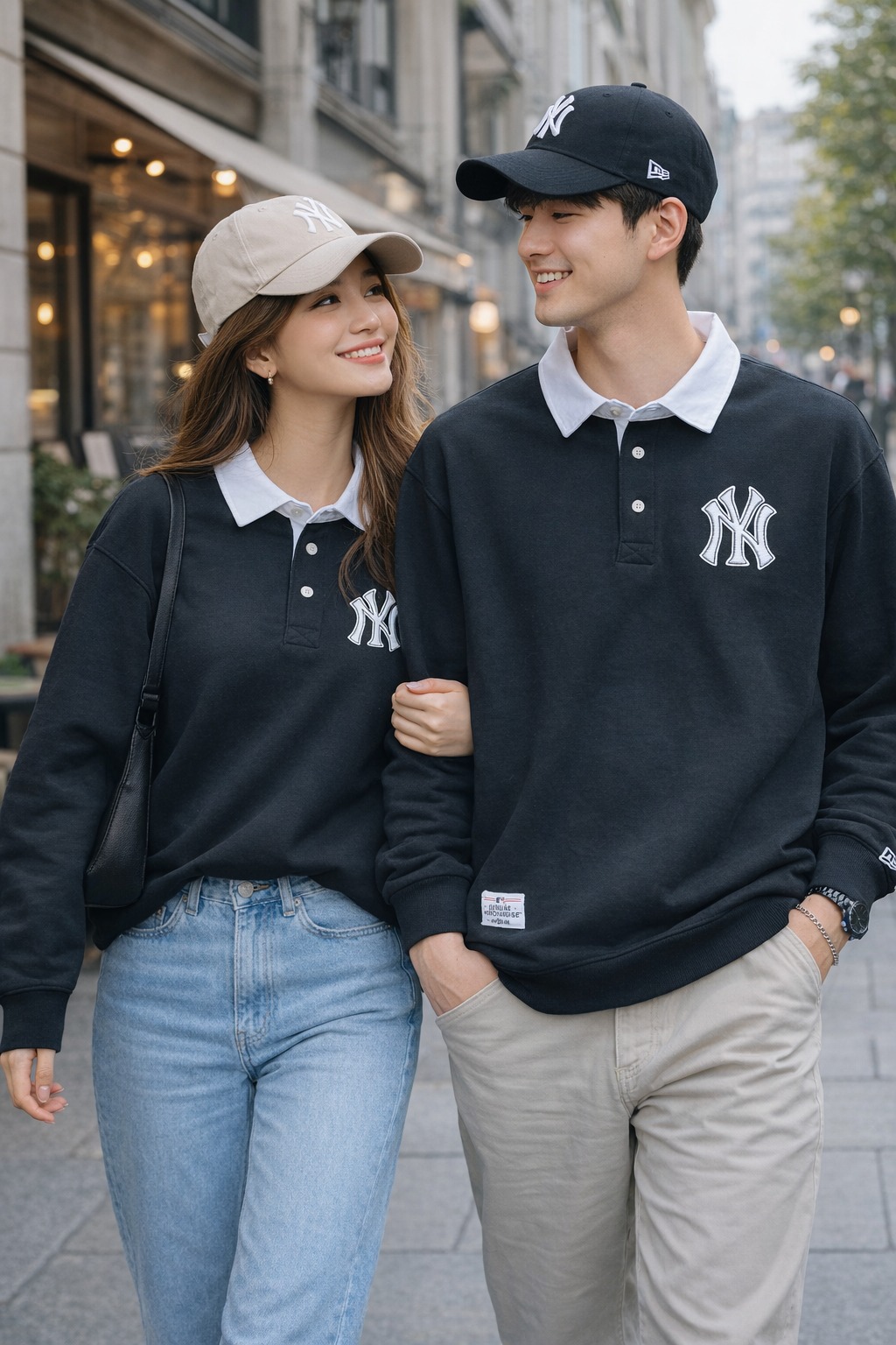 Áo Sweater Chính Hãng - Newera LOS ANGELES DODGERS ''Black/White''- 13781117