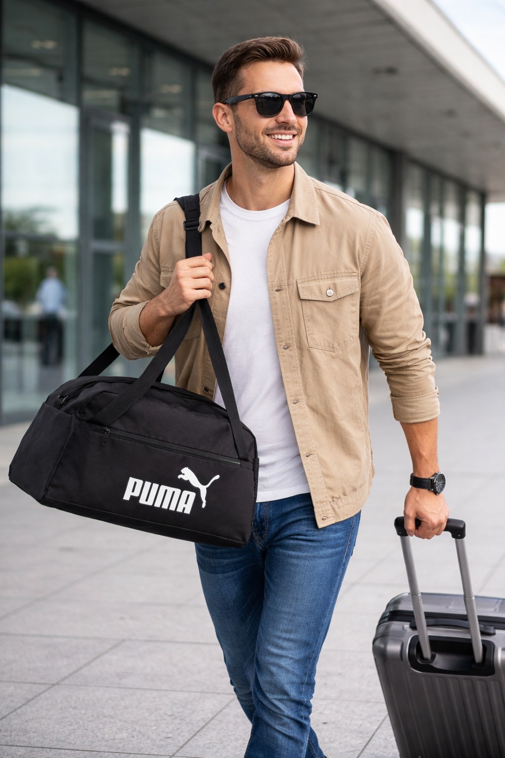 Phụ Kiện Chính Hãng - Túi Trống Puma Phase Sports Bag 'Black' - 079949-01