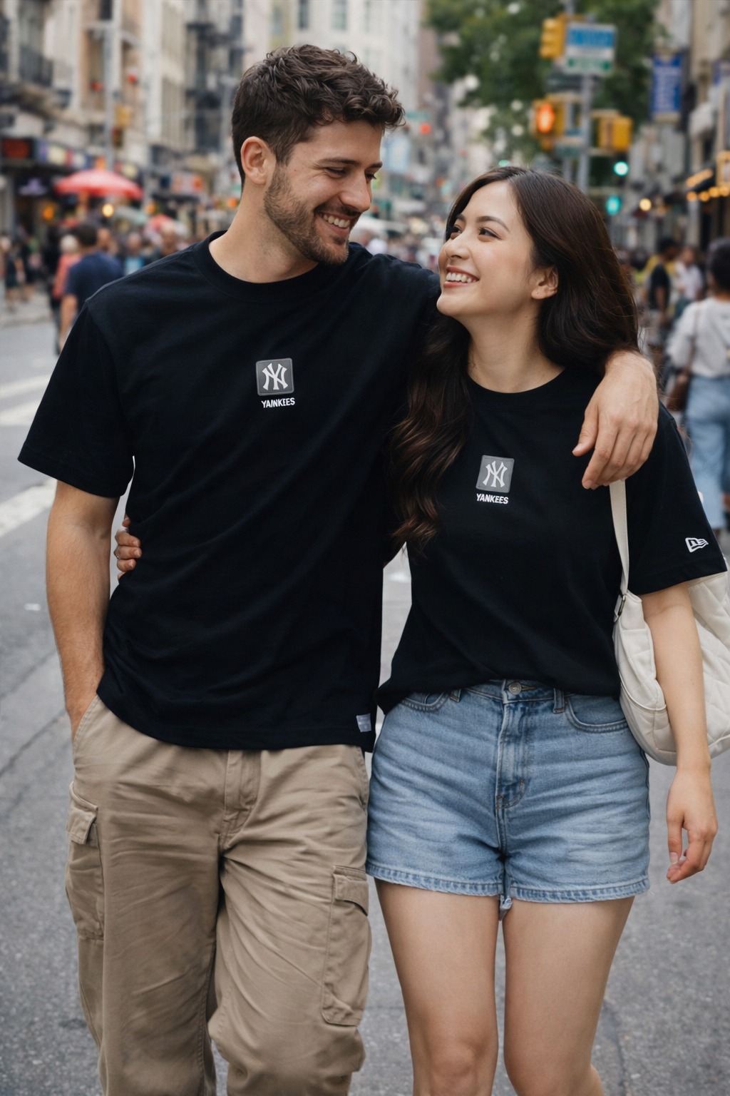 Áo Tshirts Chính Hãng - New Era Logo NY Black - 13300028