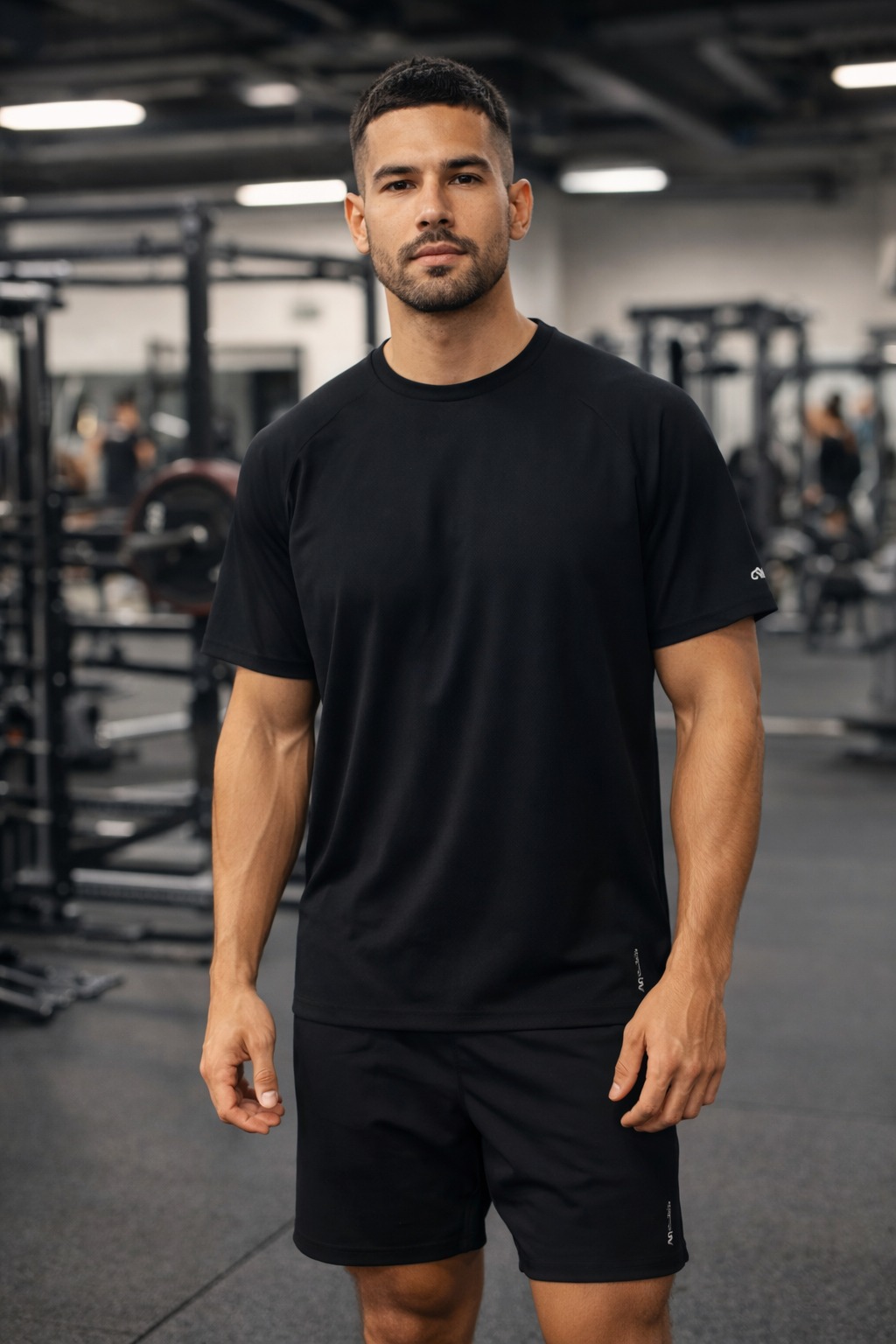 Áo TShirts Chính Hãng - TopTen Air Mesh Tee Black Men's - TTE-001
