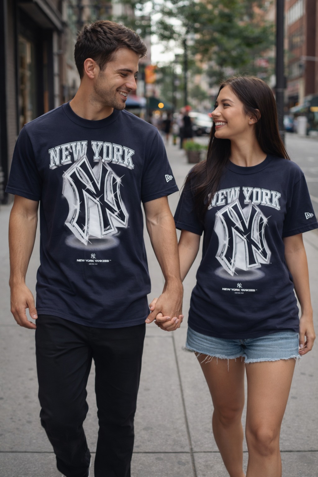 ÁO TSHIRTS CHÍNH HÃNG - New Era NEW YORK YANKEES METALLISM-DIAMOND DARK GRAPHITE - 13774239
