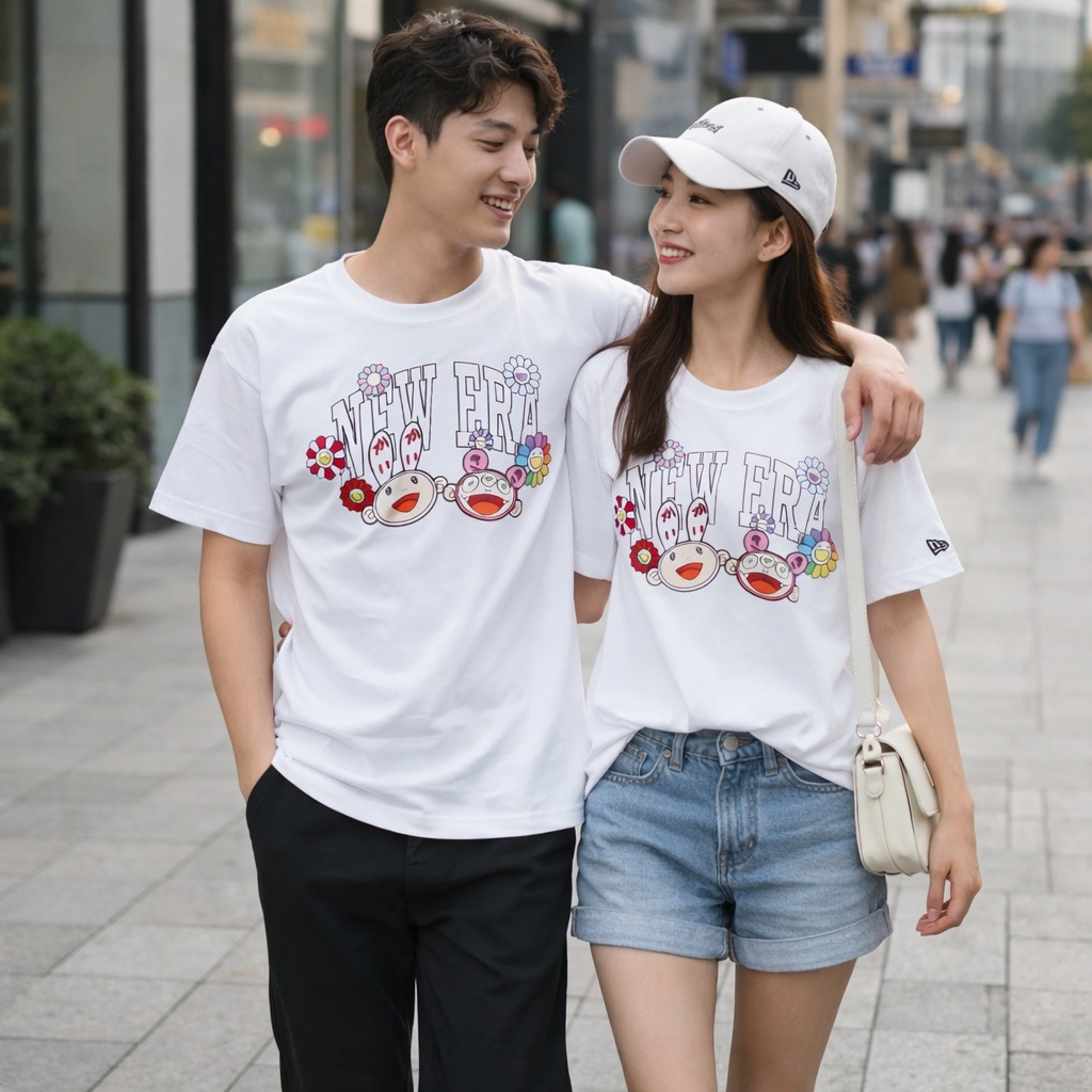 ÁO TSHIRTS CHÍNH HÃNG - New Era Takashi Murakami Arch White - 13083531
