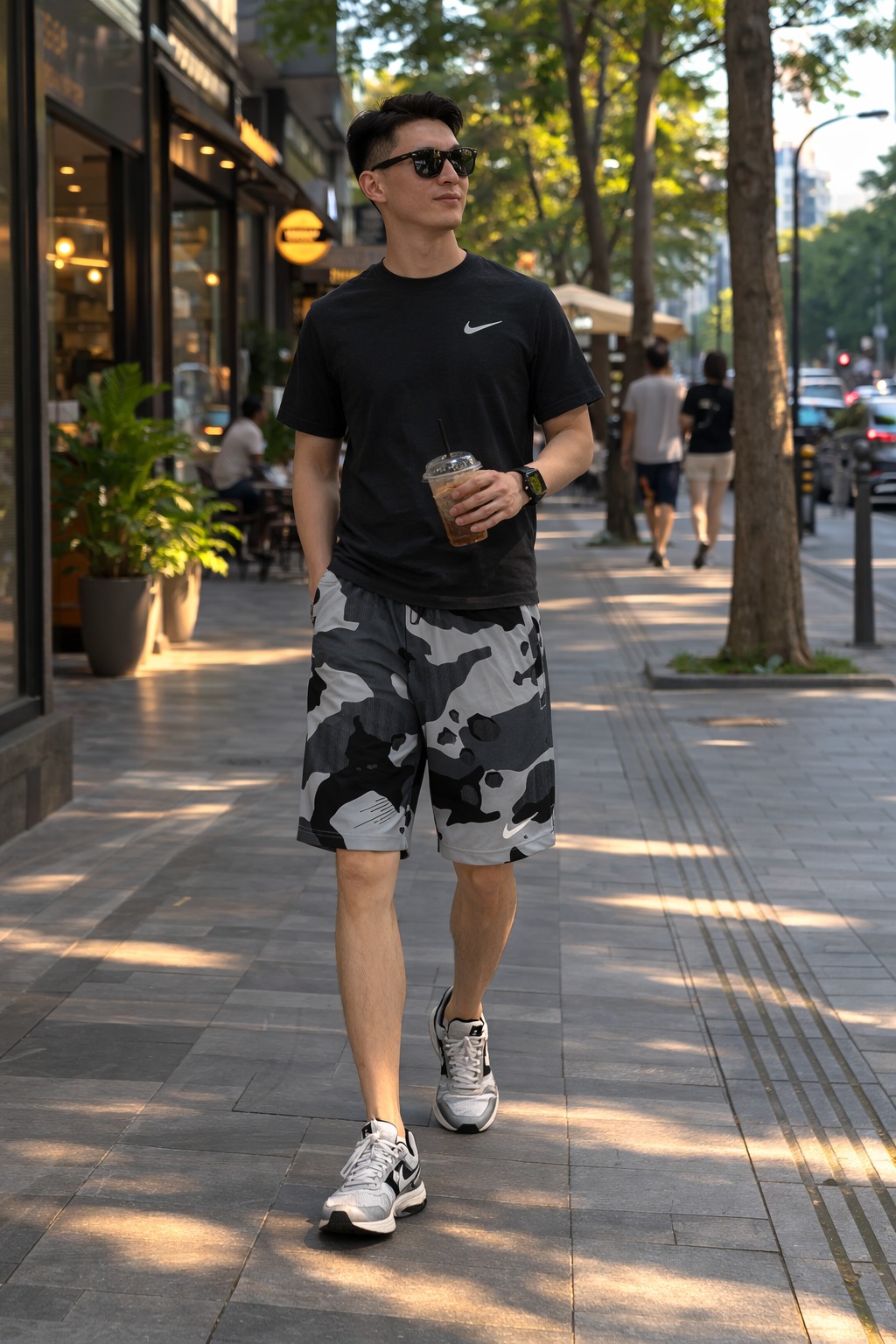 Quần Shorts Chính Hãng - Nike Men's Dri-fit 4.0 Camo Training - CV7653-077