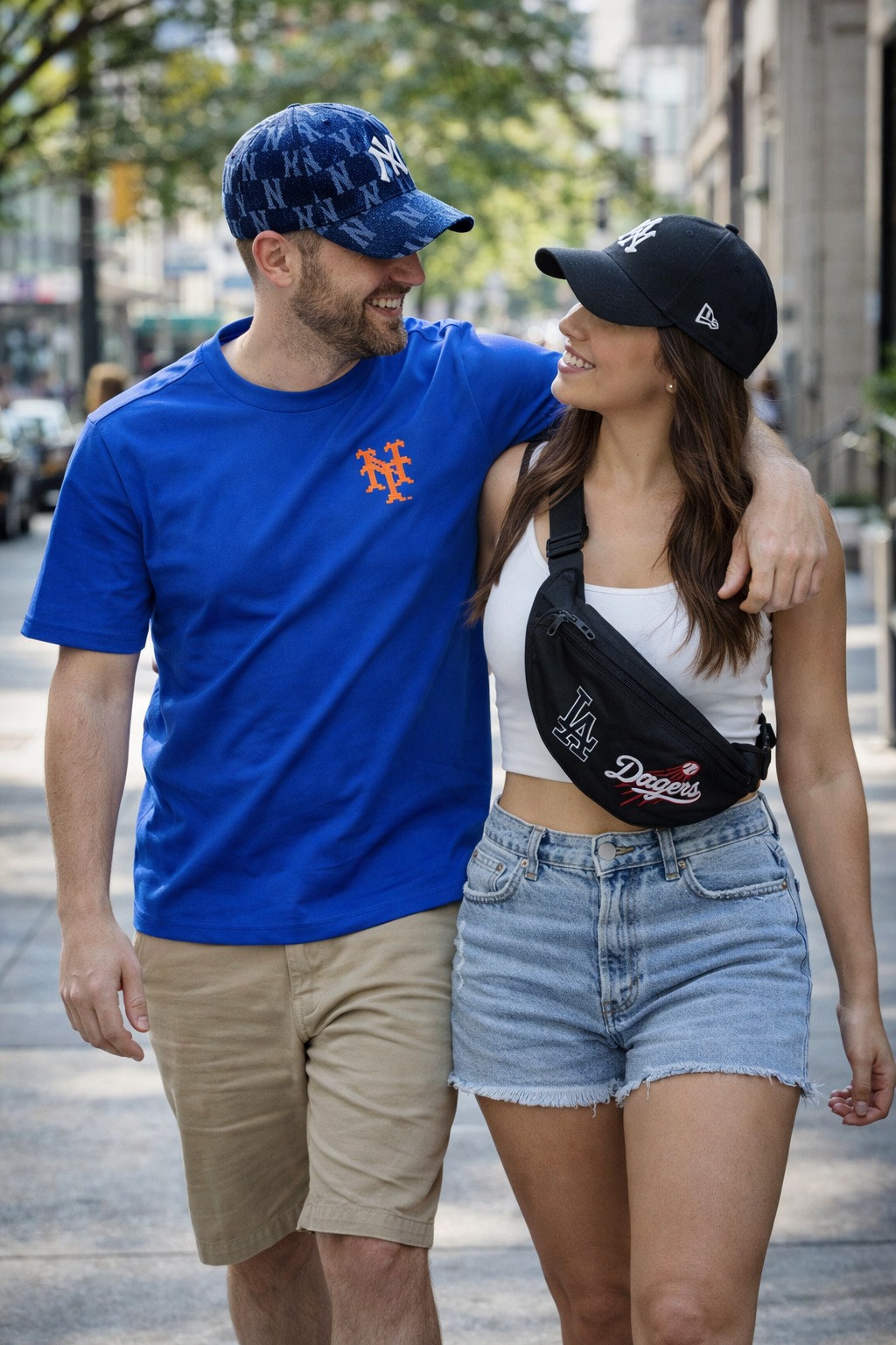 Áo Thể Thao Hè - Áo Thun Nam Nữ New Era MLB New York Mets 8 Bit Logo Tee - 12866564