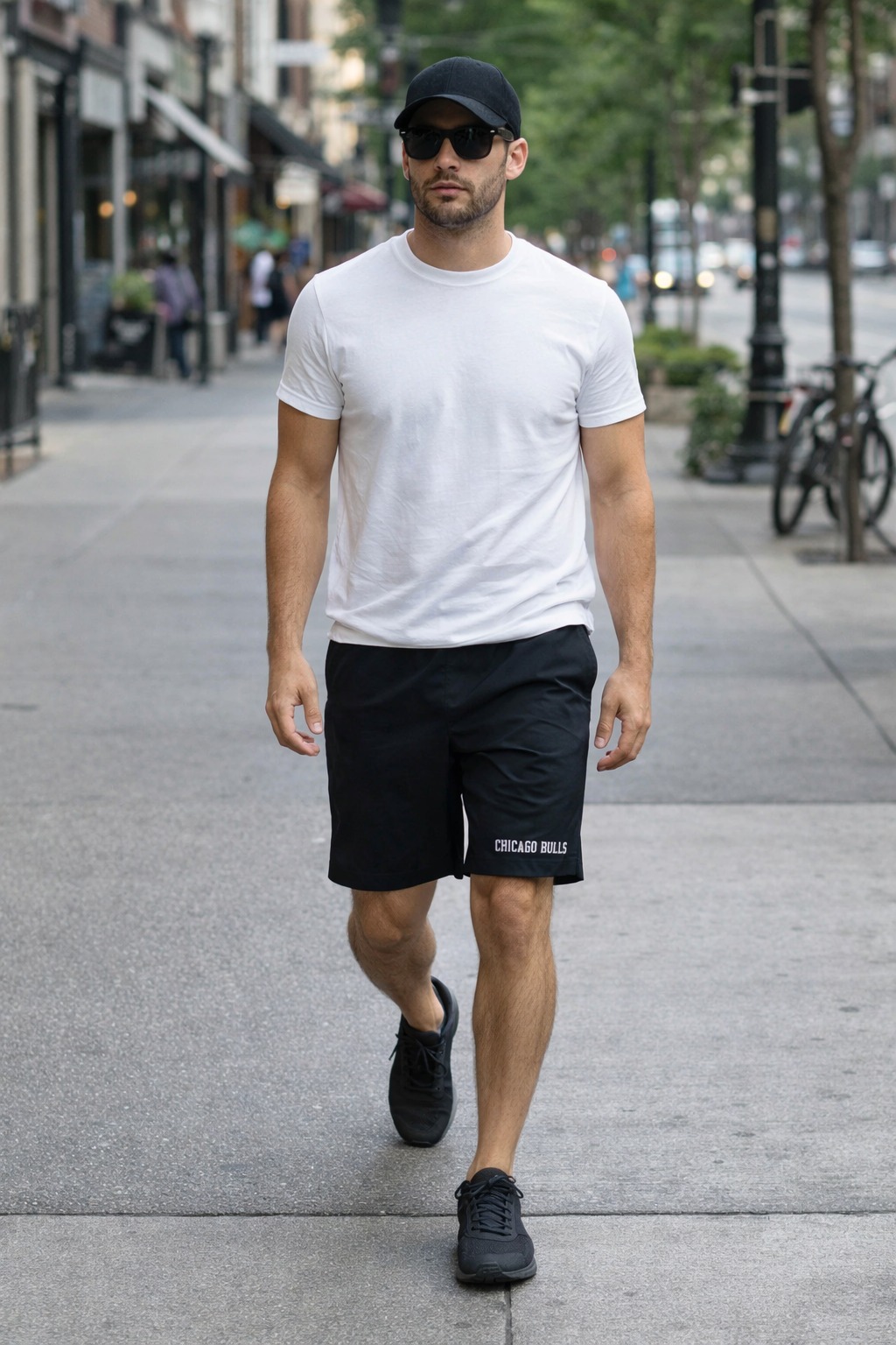 Quần Short Chính Hãng - NBA Chicago Bulls 'Black' - N232Z4033P-19