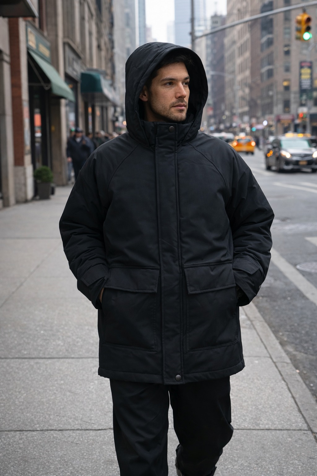 Áo Khoác Chính Hãng - Parka Zara 'Black' - 0518/240