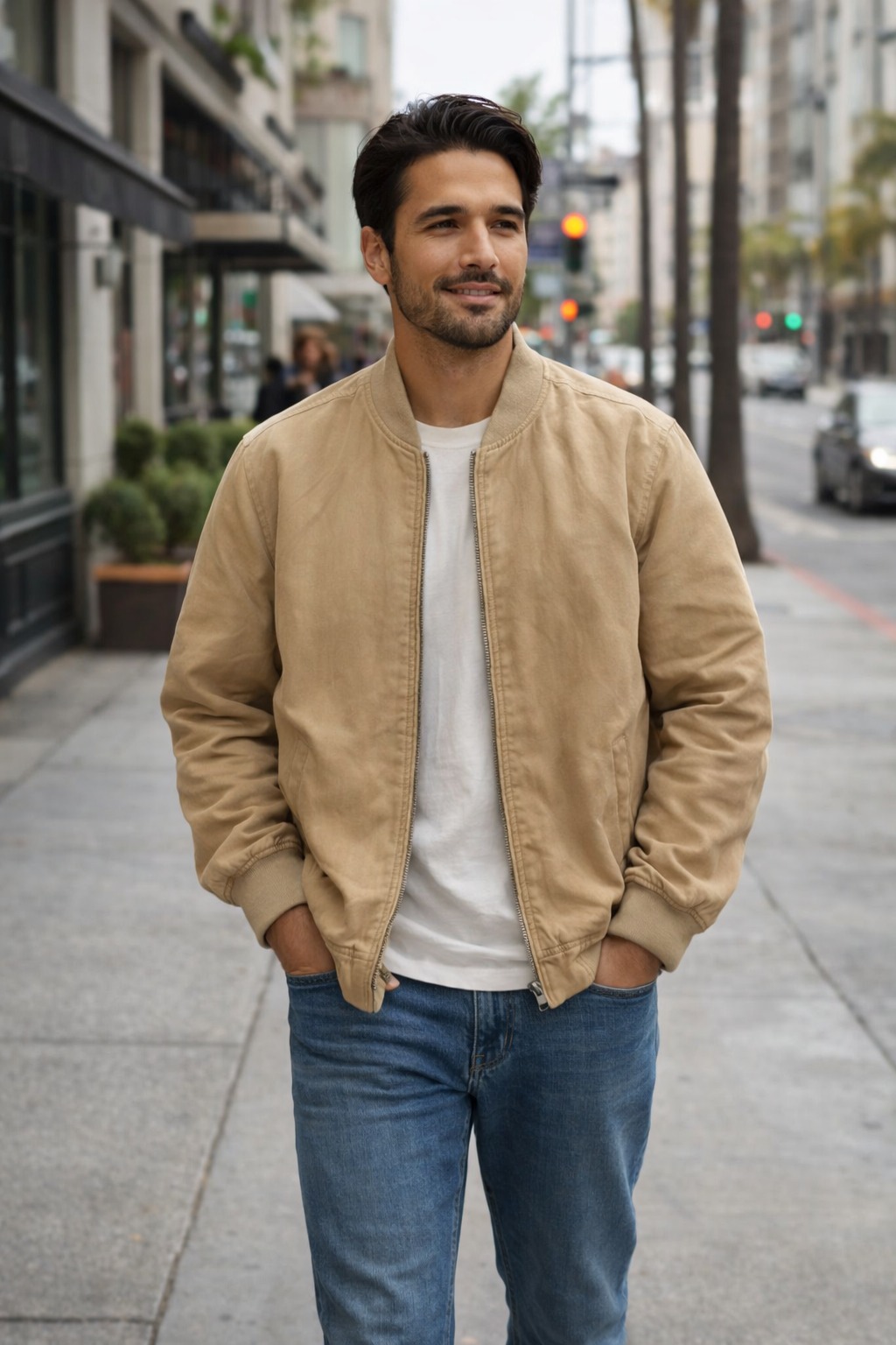 Áo Khoác Chính Hãng - Khoác Old Navy Da Lộn Trần Bông Ấm Áp 'Beige' - KON-01