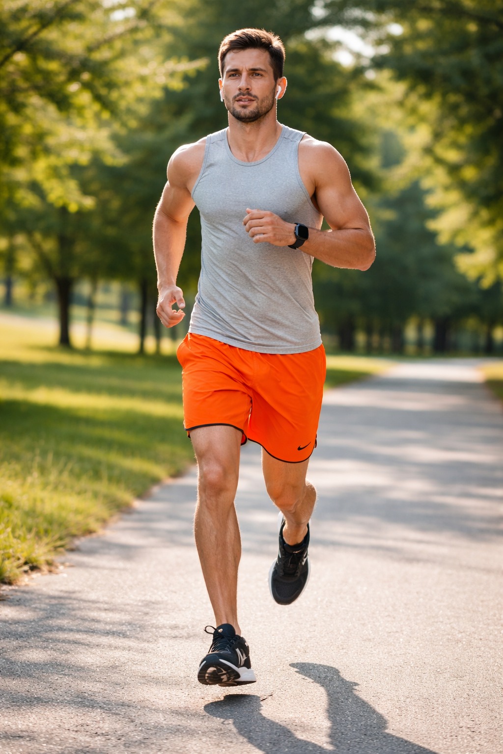 Quần Shorts - Nike Mens Dri Fit Us Laser V Shorts Orange - DH8116-891