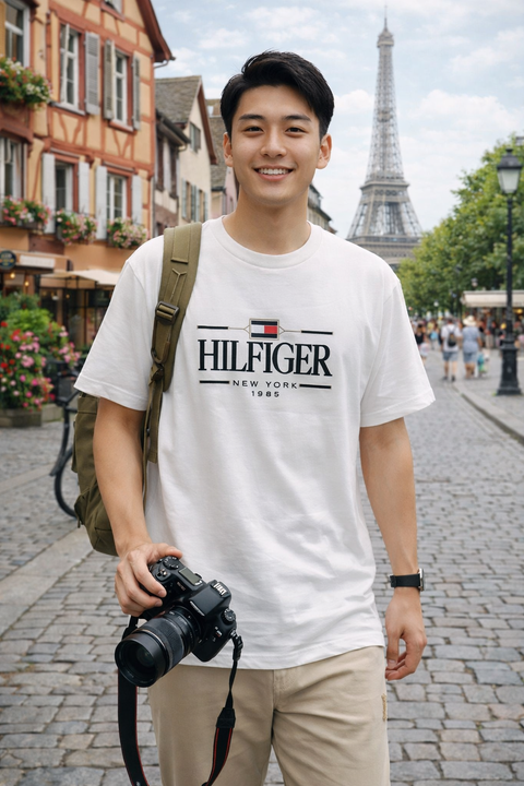 Áo Tshirts Chính Hãng - Tommy Hilfiger Logo Embroidered 