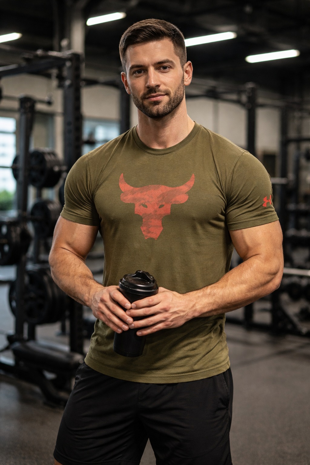 Áo Tshirts Chính Hãng - Under Armour Brahma Bull 'Brown' - 1371214-650