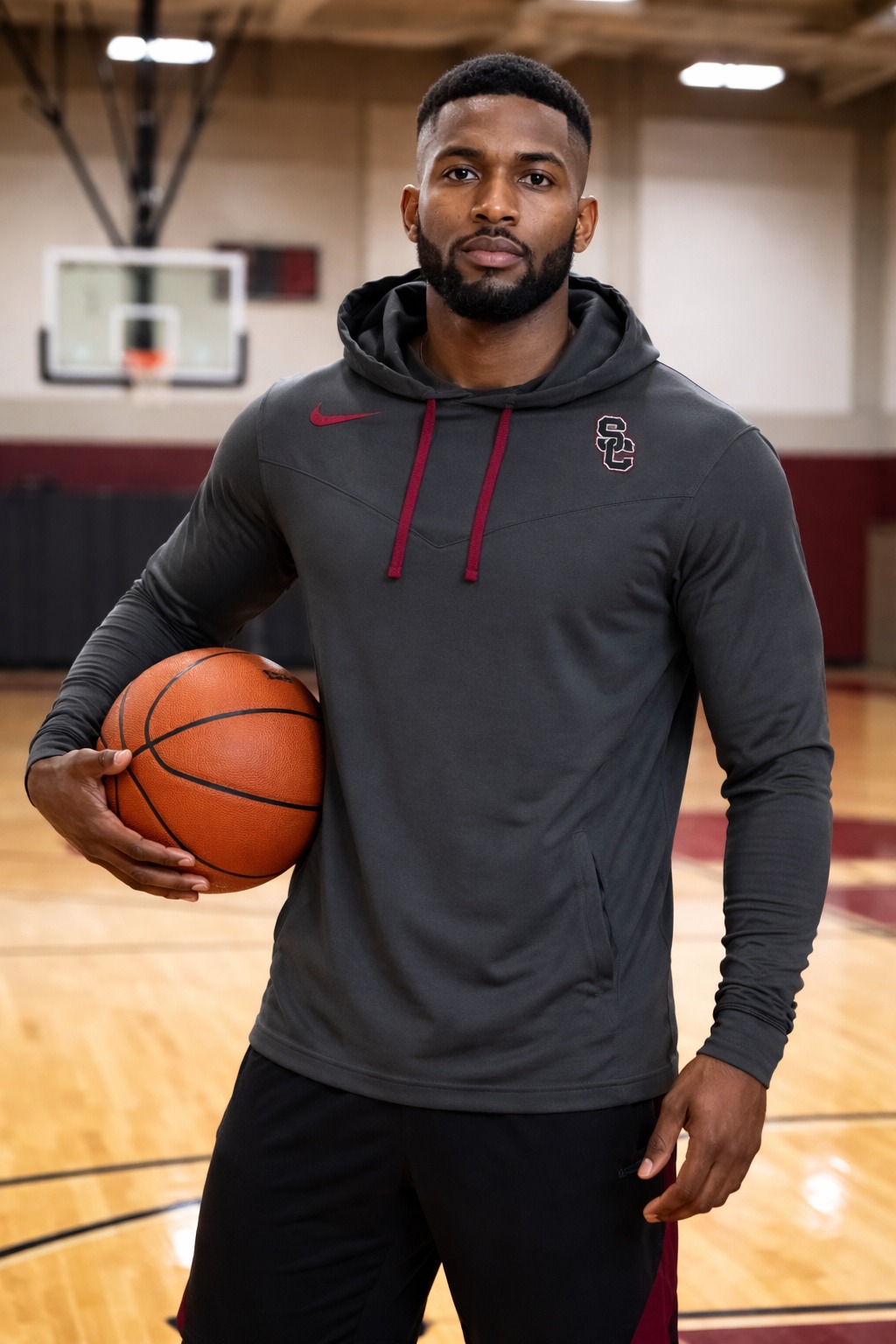 Áo Hoodie Chính Hãng - Nike USC Trojans Off-Field Perforrmance Black - DN5838-010