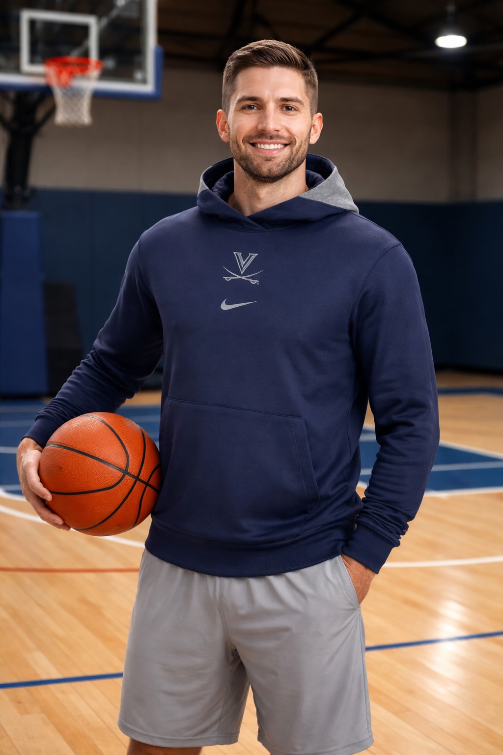 Áo Hoodie Chính Hãng - Nike Navy Virginia Cavaliers Team Basketball 'Navy' - 4752514