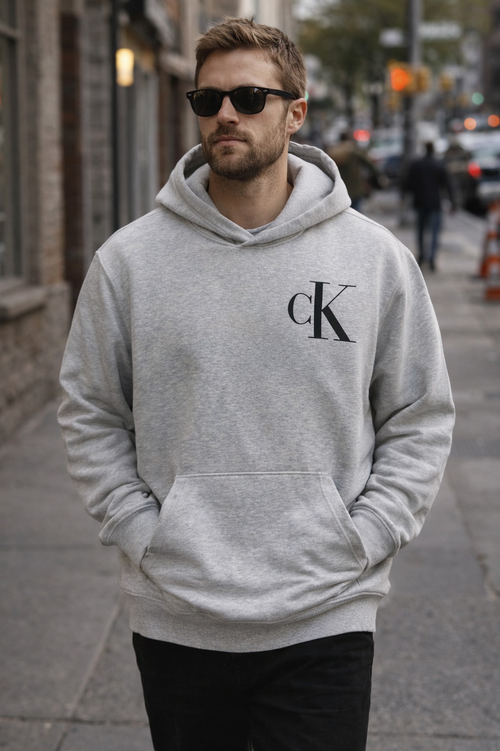 ÁO HOODIE CHÍNH HÃNG - Calvin KleinSweatshirt with Hood 