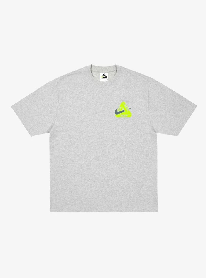 Áo Tshirts Chính Hãng - Palace x Nike Tri Swoosh T-Shirt 'Grey Marl' - P29TS274