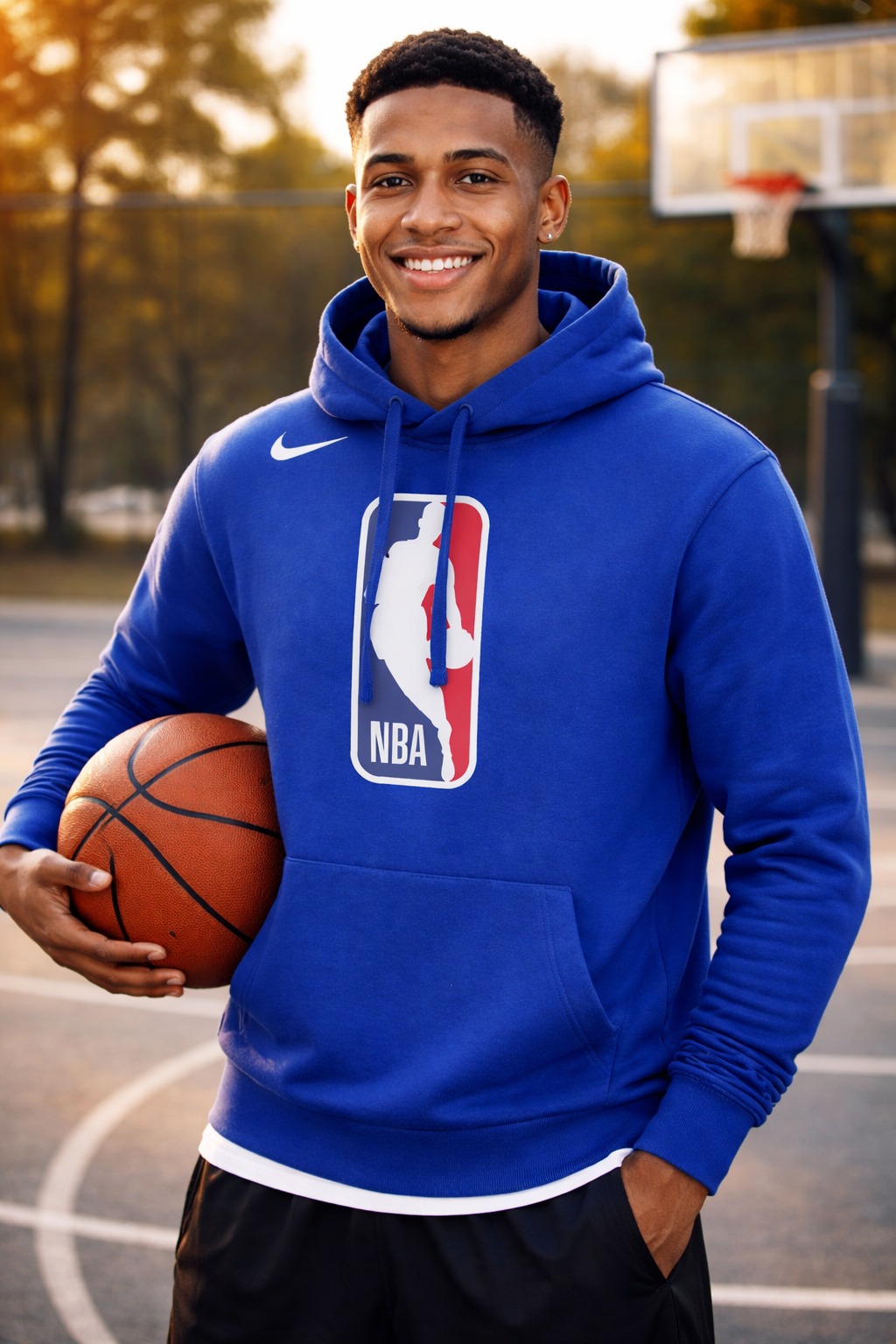 ÁO HOODIE - Nike NBA Fleece Pullover Hoodie - DN4777-417