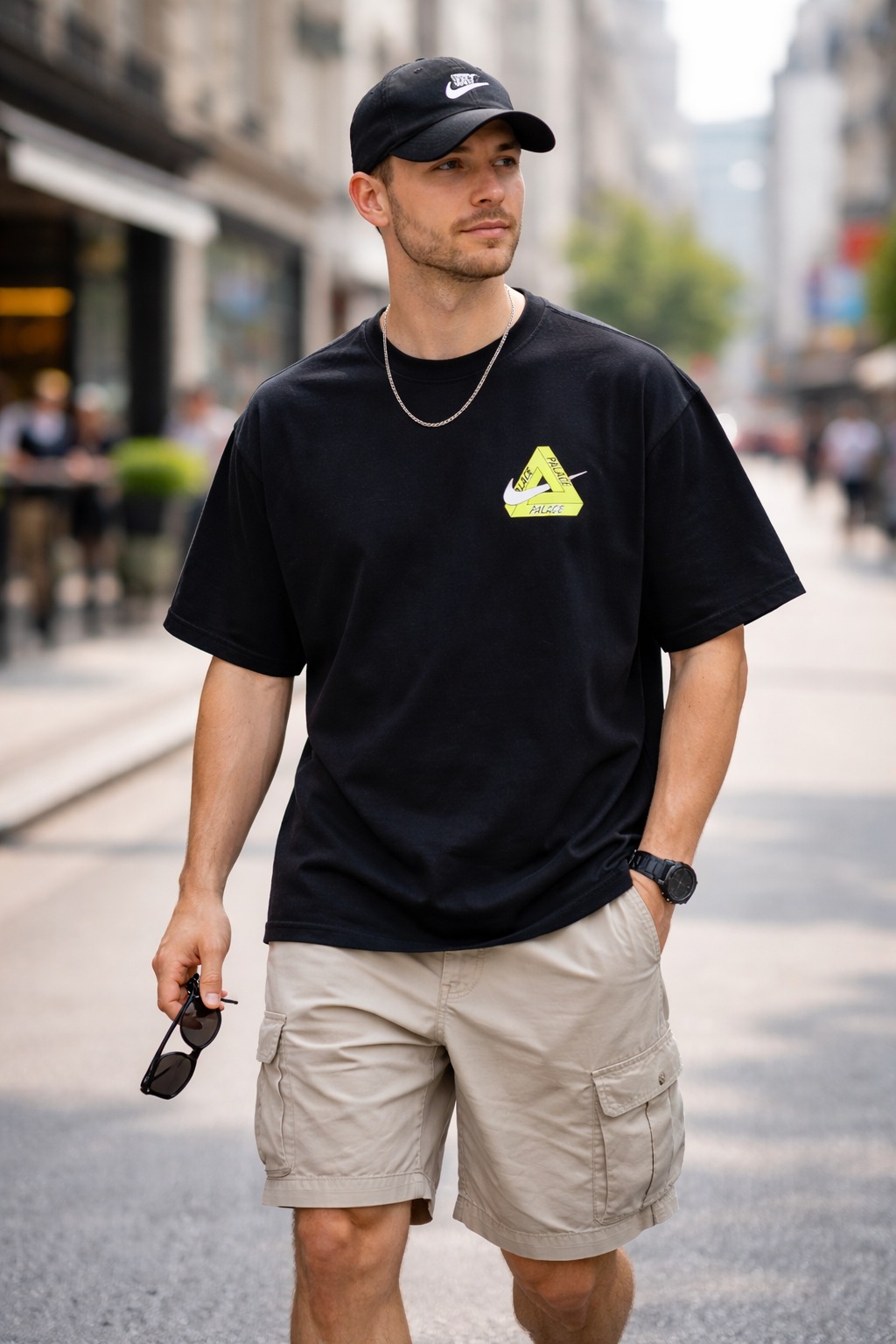 Áo Tshirts Chính Hãng - PALACE x Nike Tri Swoosh T-Shirt 