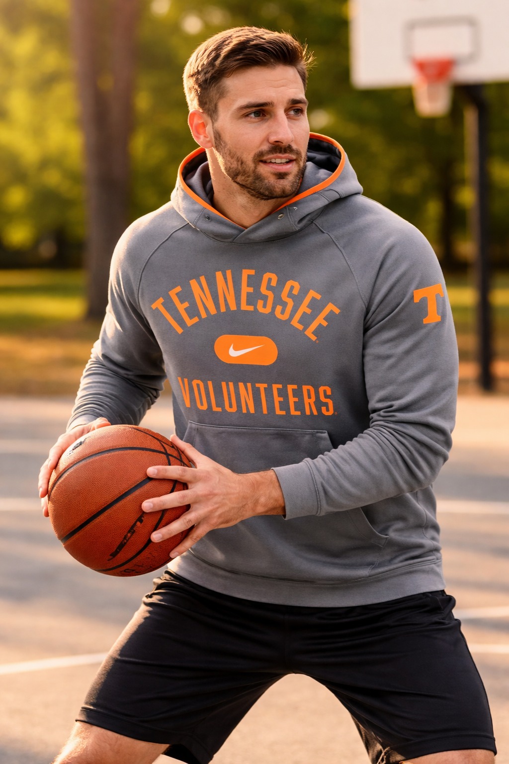 Áo Hoodie Chính Hãng - Nike Men's Tennessee Volunteers Basketball 