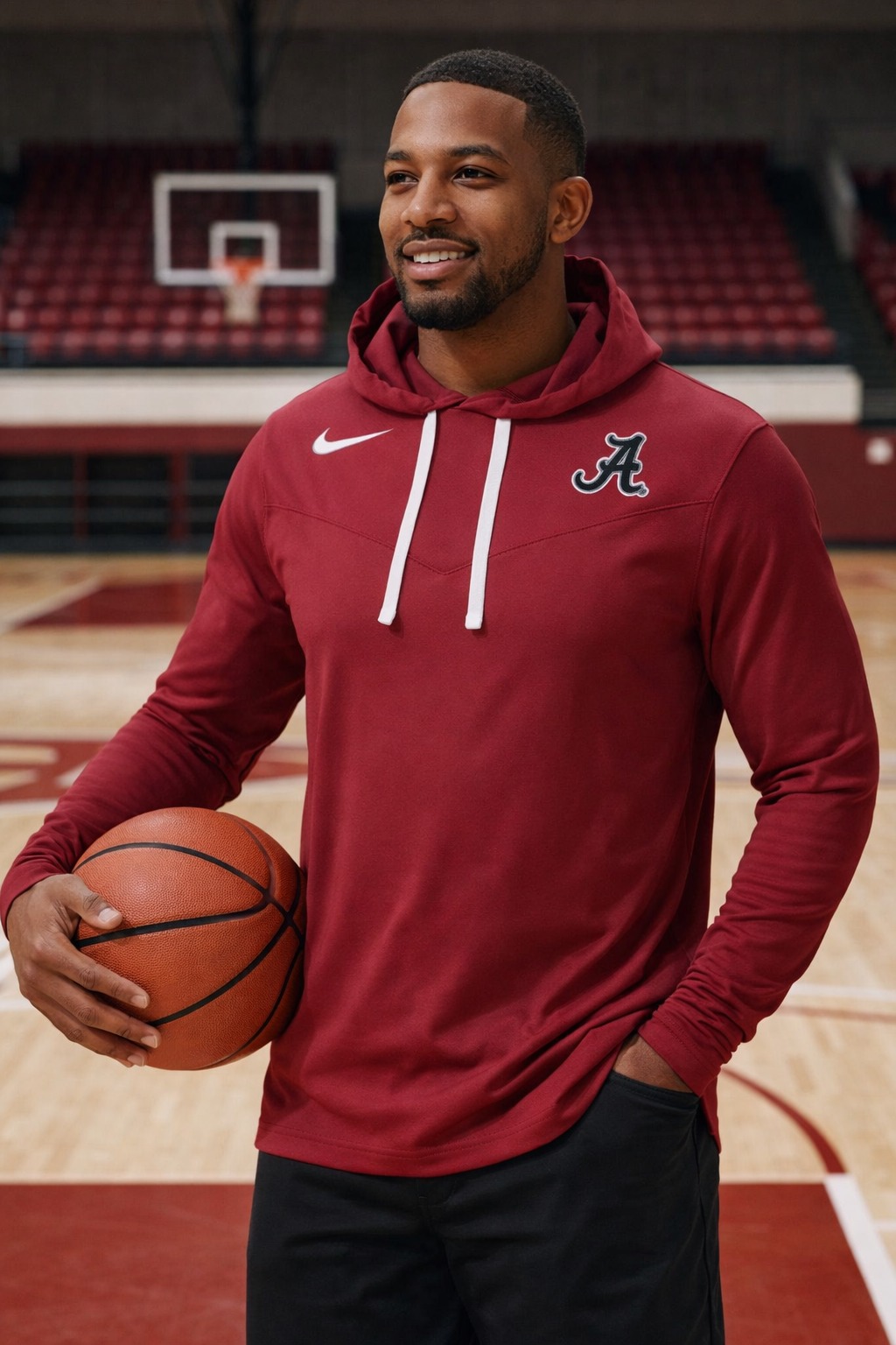 Áo Hoodie Chính Hãng - Nike College Dri-Fit Duke ''Red'' - DN5805-613