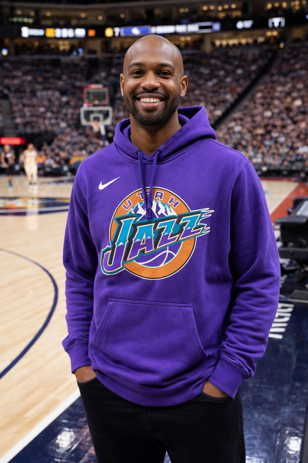 Áo Hoodie - Nike UTAH JAZZ Training 'Purple' - CI4539-504