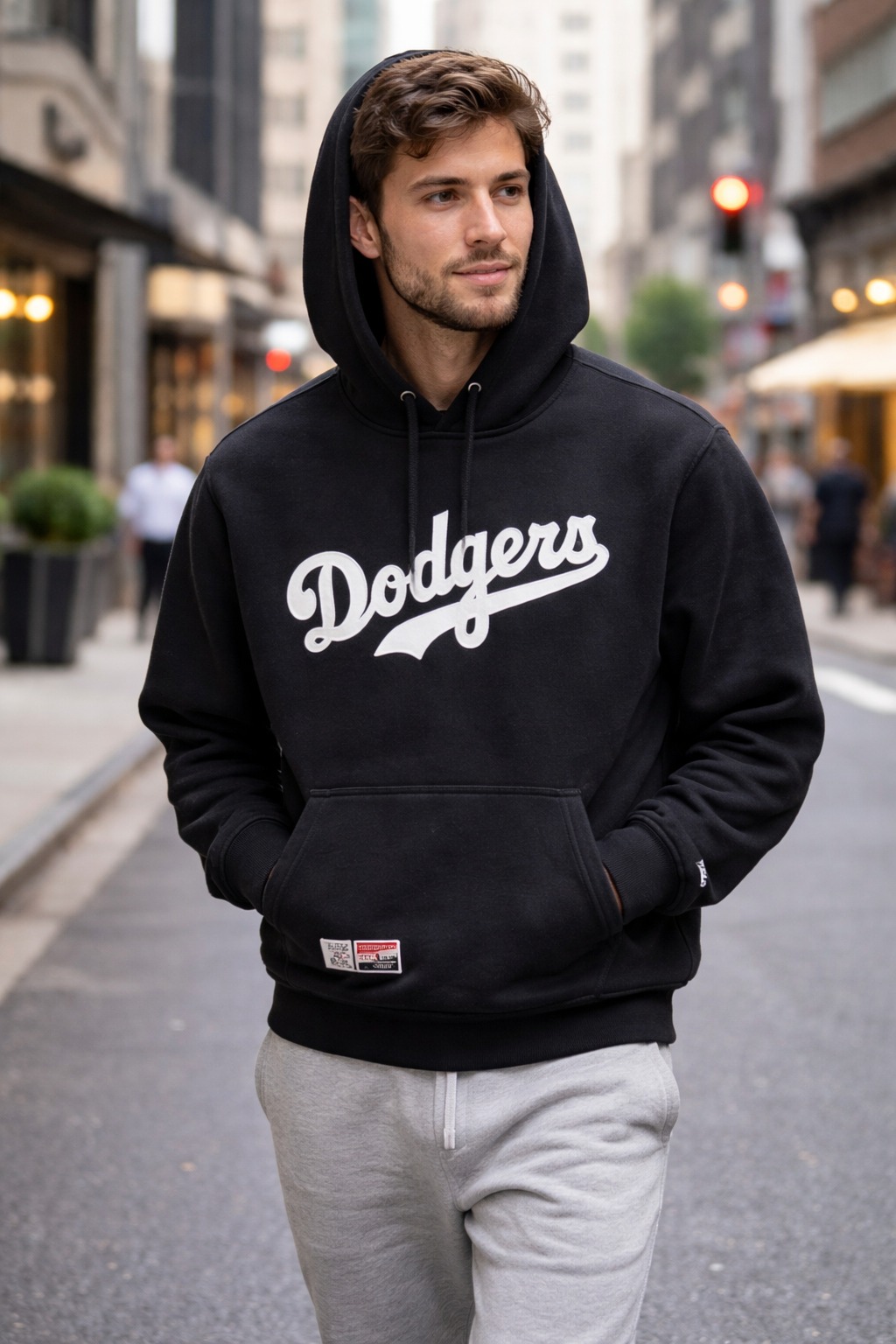 Áo Hoodie Chính Hãng - Newera Unisex Dodgers ''Black'' - 13781132