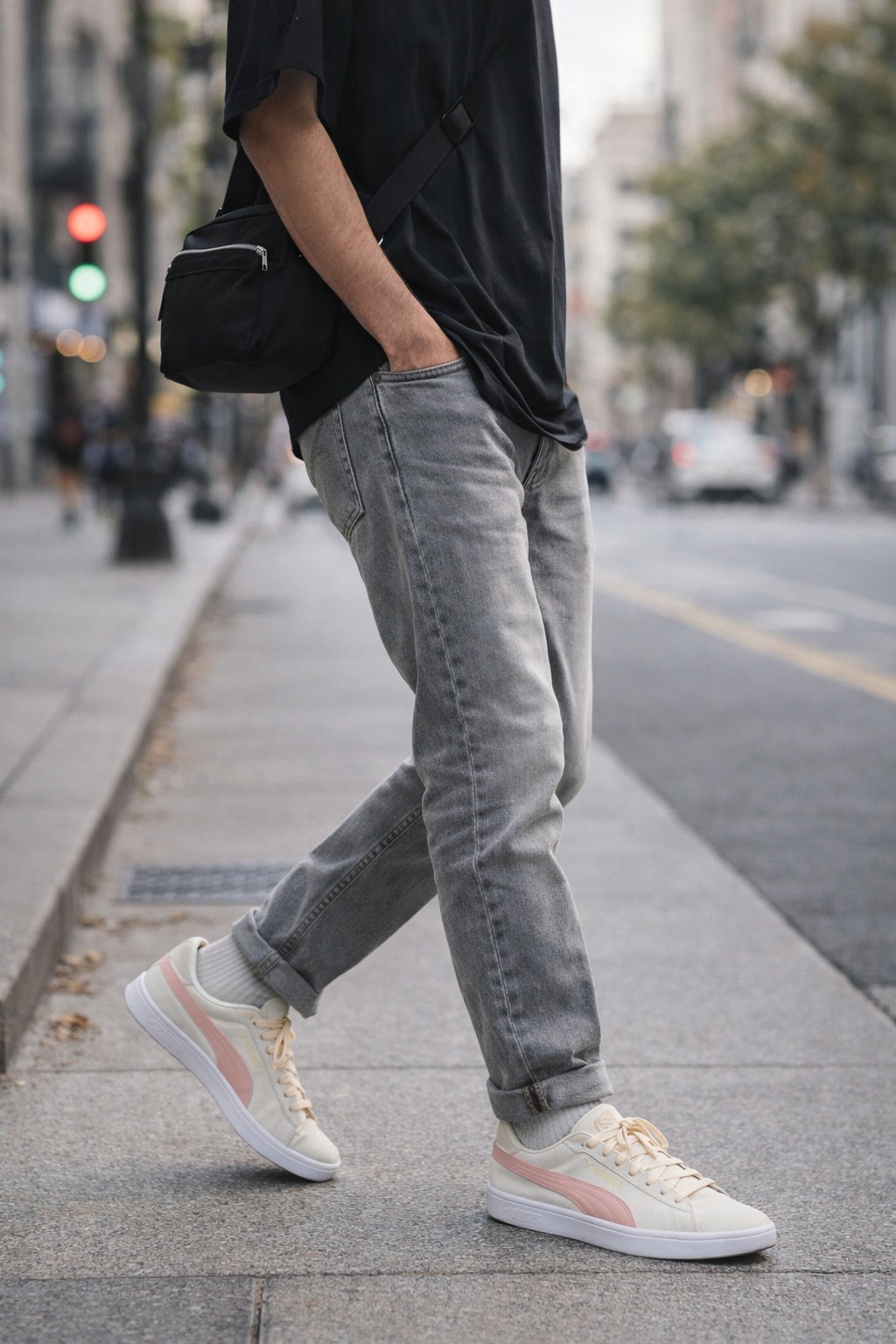 Giày Casual Chính Hãng - Puma Serve Pro Lite White Peachskin 