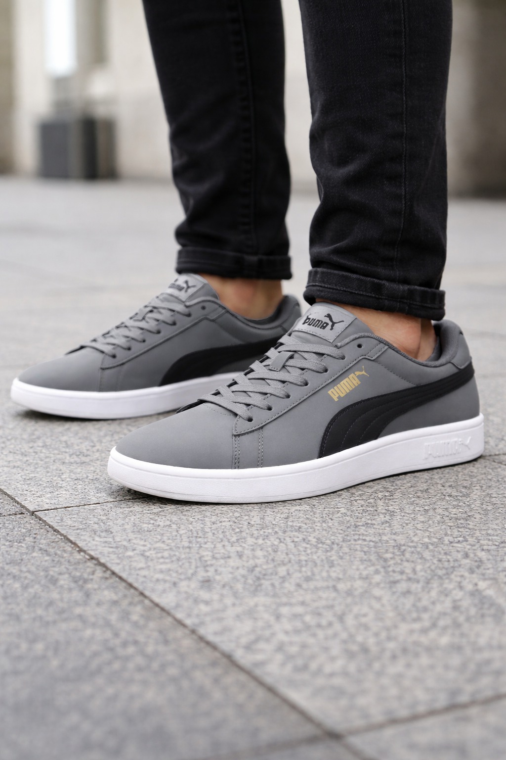 Giày Casual Chính Hãng - Puma Smash 3.0 Buck Black - 392336-02