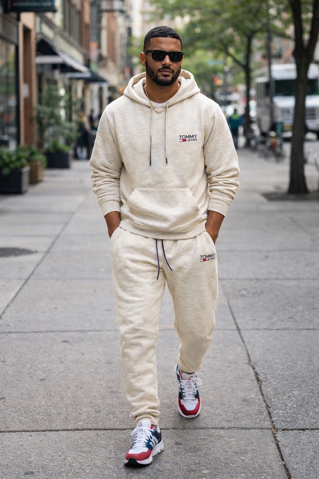 Quần Dài Chính Hãng - Tommy Hilfiger Men's Jeans Jogger Sweatpants 'Vàng Xạm' - 78F0249-691