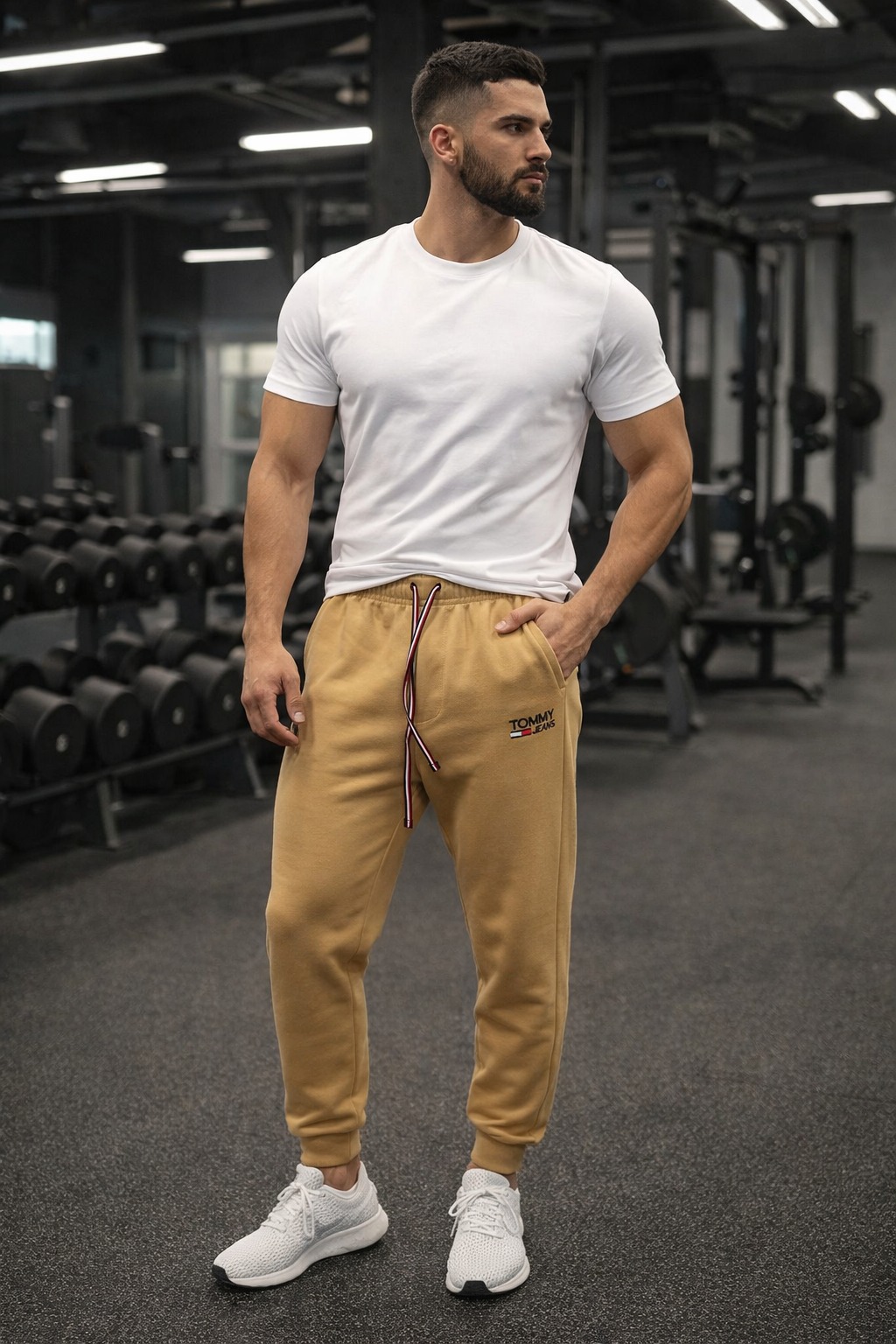 Quần Dài Chính Hãng - Tommy Hilfiger Men's Jeans Jogger Sweatpants 'Yellow Brown' - 78J1231-200
