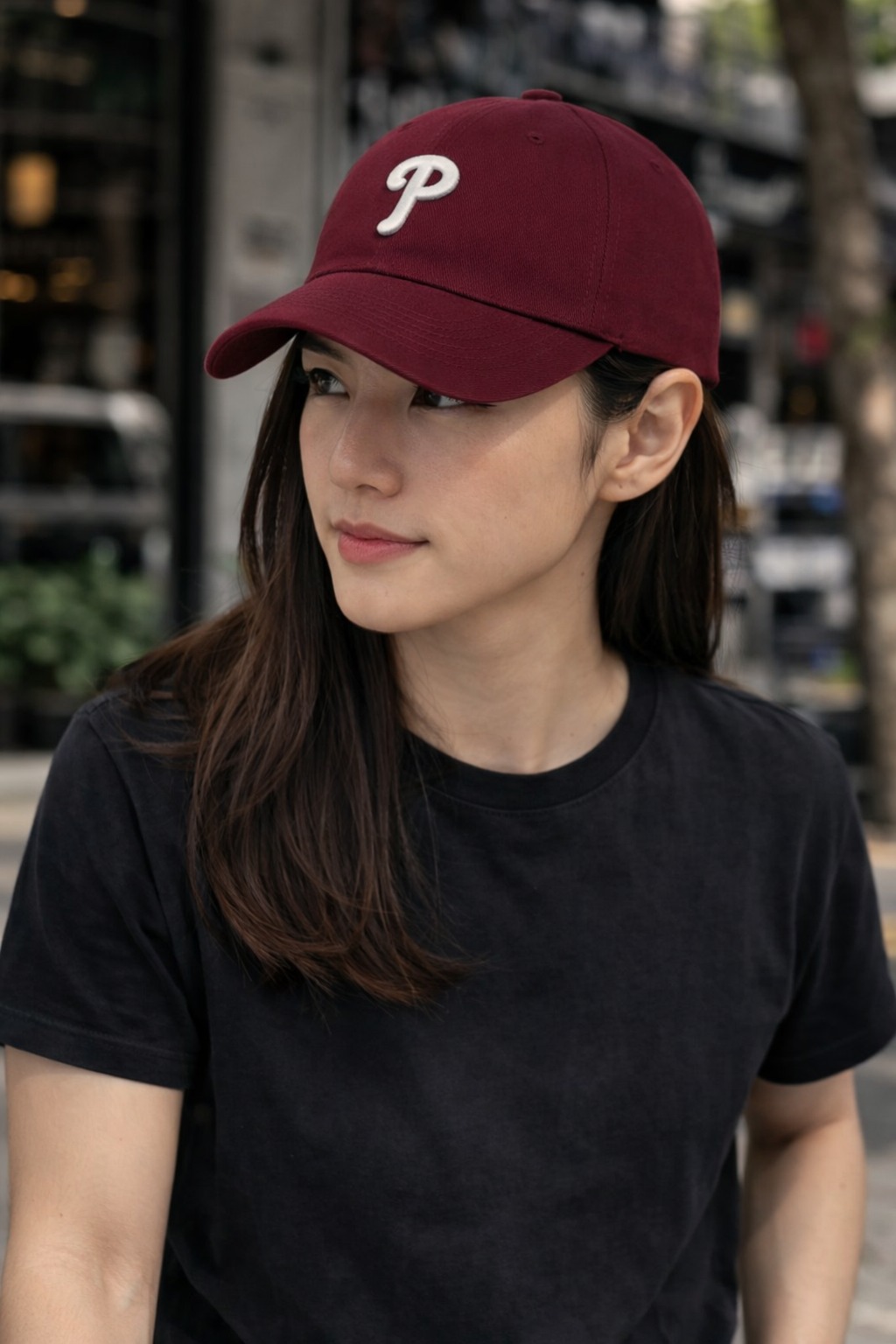 Phụ Kiện Chính Hãng - Mũ MLB Strap Back 'Đỏ đô' - 3ACP7701N-10WIS