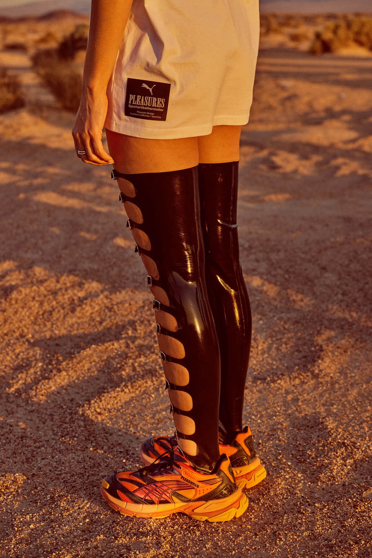 Giày Casual Chính Hãng - Puma x Pleasures Velophasis ‘Orange’ - 393301-02