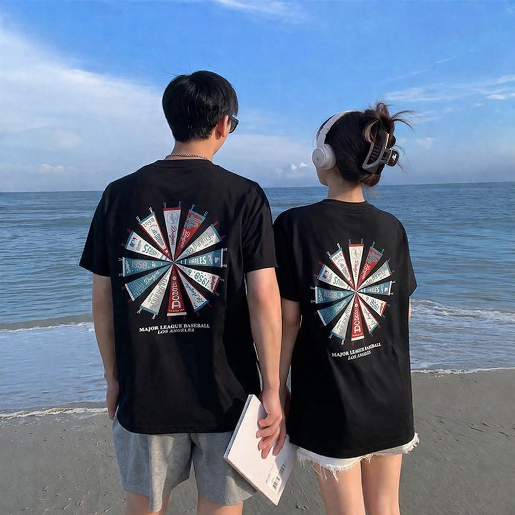 Áo TShirts Chính Hãng - New Era MLB LA Dodgers Team Flag T-shirt 