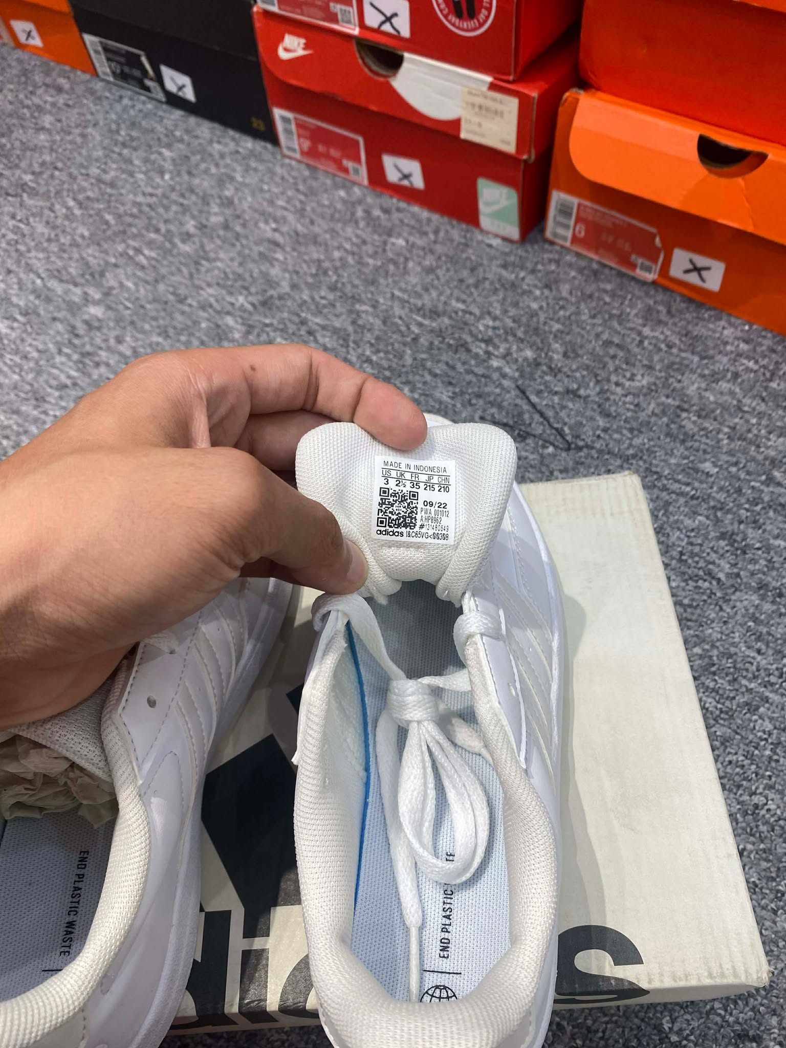 Giày Casual Chính Hãng - Adidas Breaknet Lifestyle Court Lace 