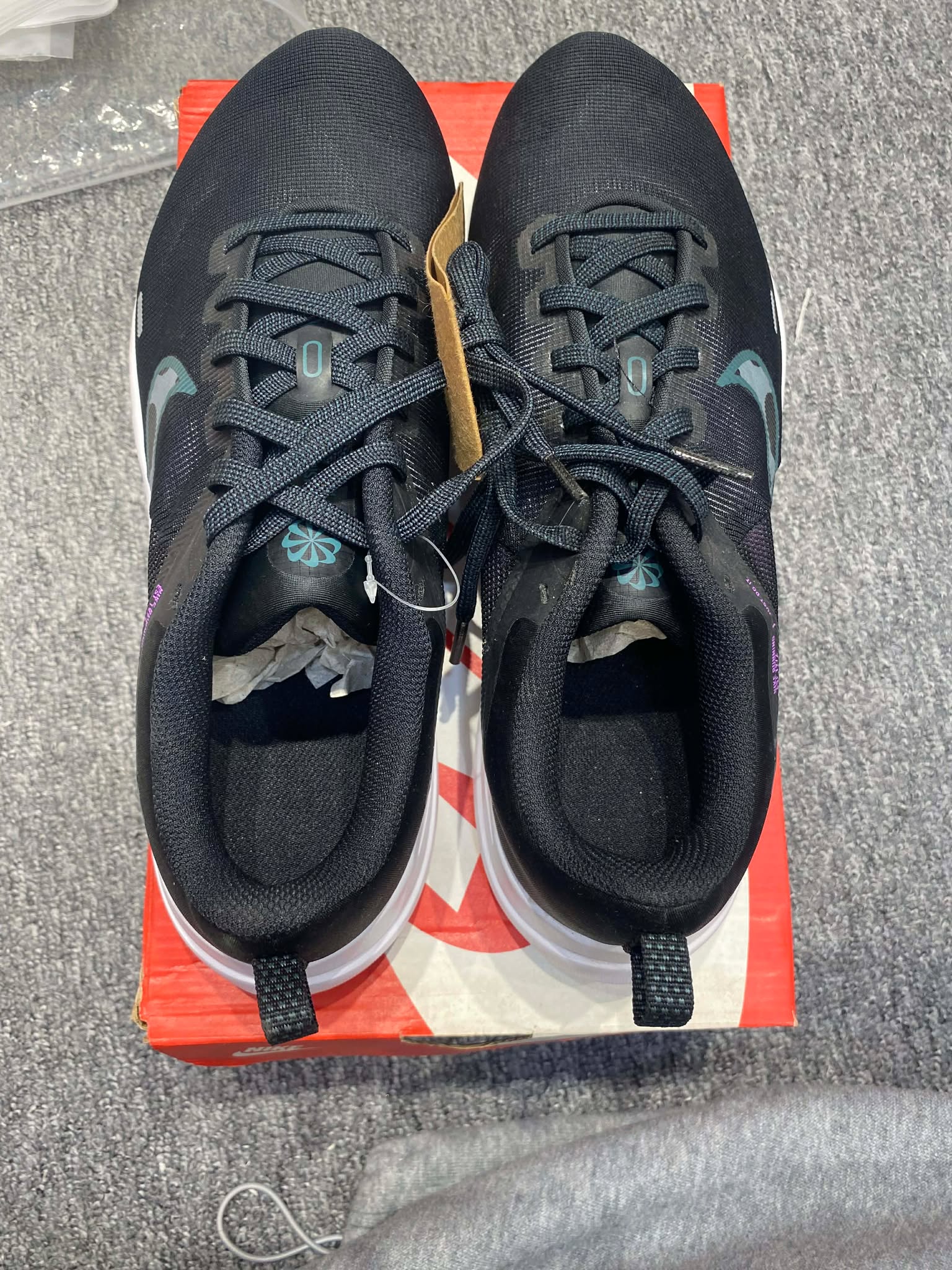 Giày Casual Chính Hãng - Nike Downshifter 12 'Black Light Silver' - DD9293-010