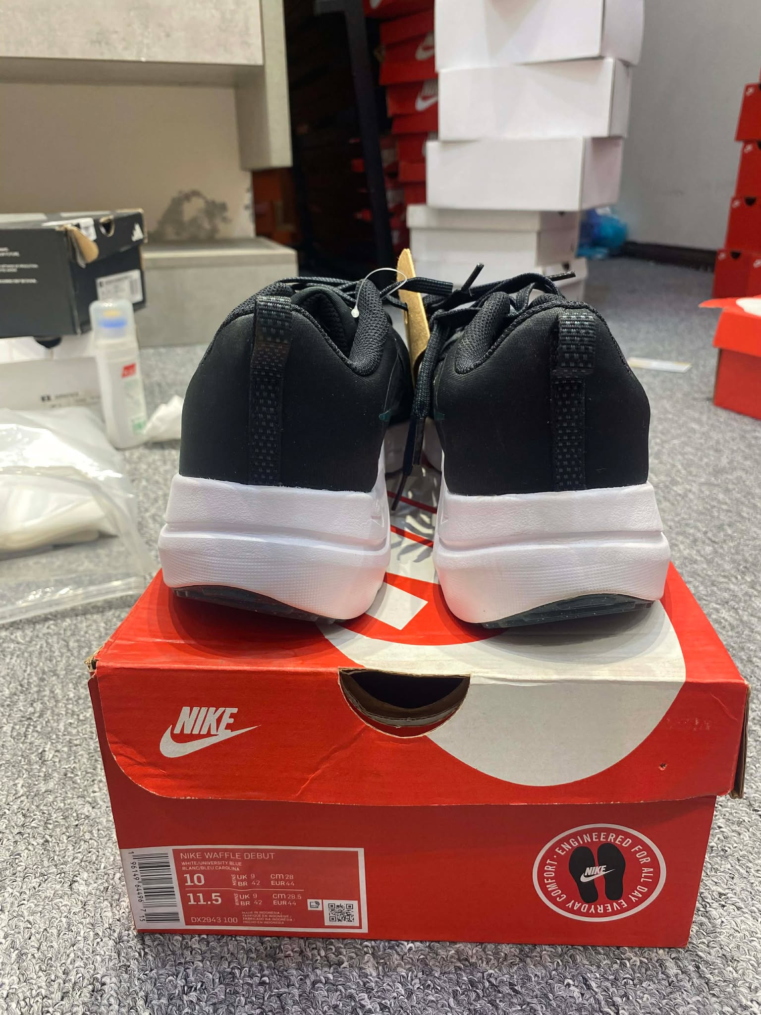 Giày Casual Chính Hãng - Nike Downshifter 12 'Black Light Silver' - DD9293-010