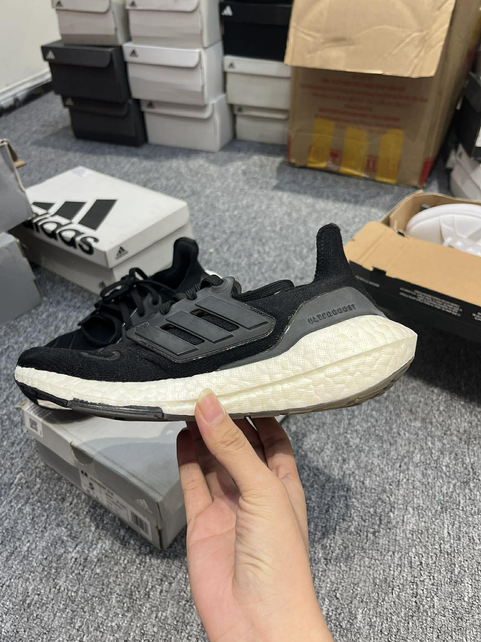 Giày Casual Adidas Chính Hãng ULTRABOOST 22 Black - GX5591