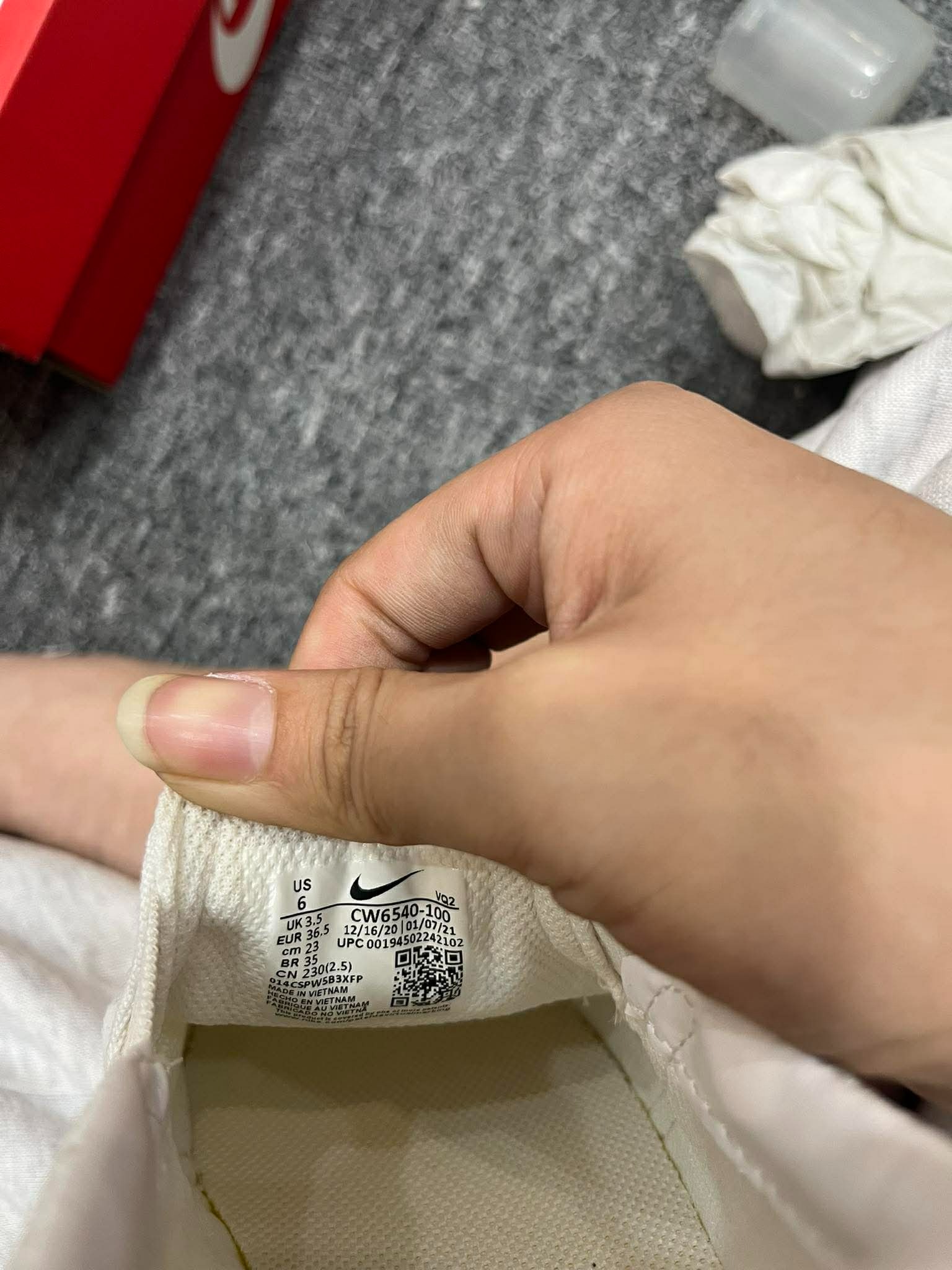Giày Casual Chính Hãng - Nike Nữ Court Legacy Slip-on 