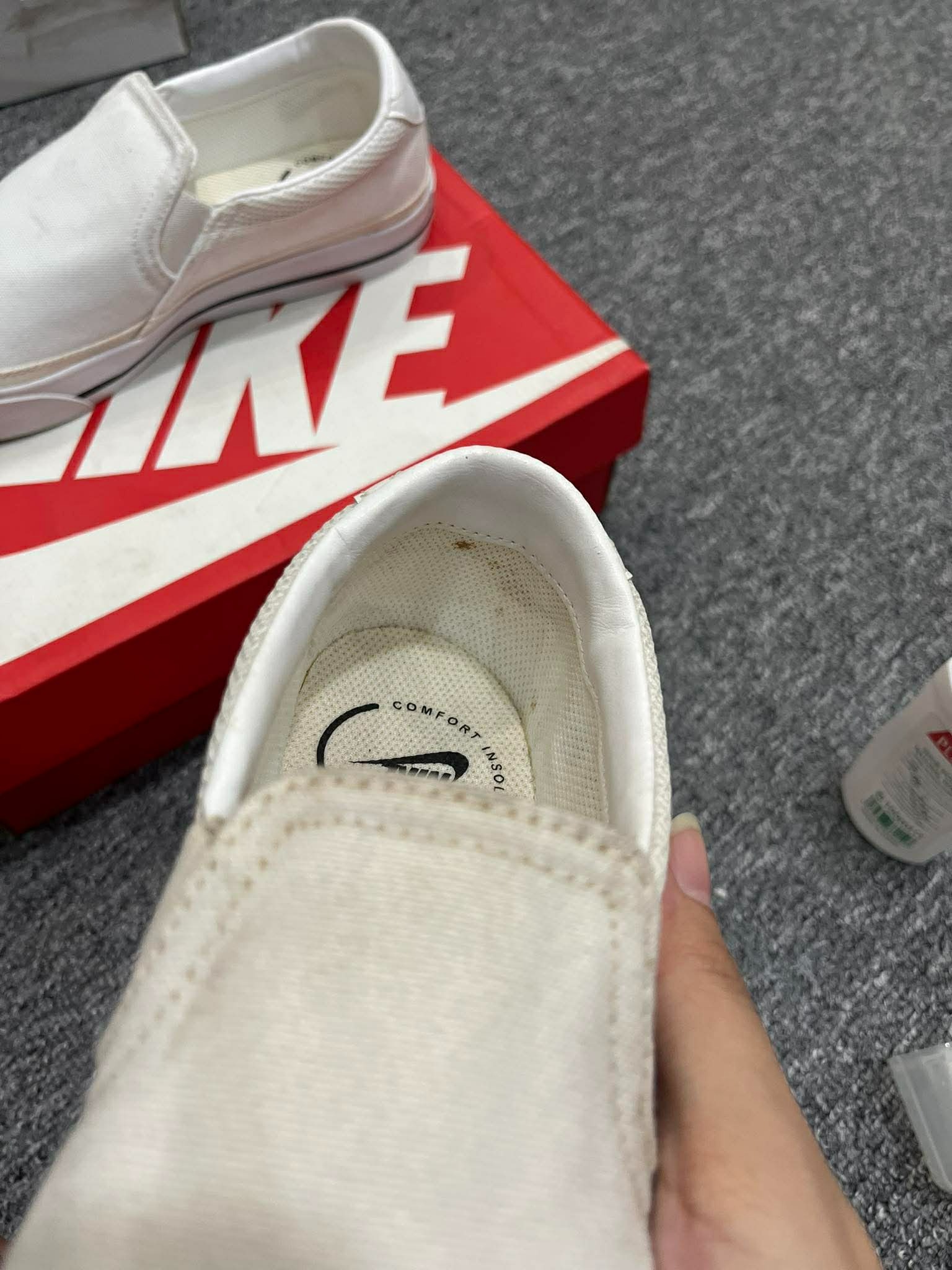 Giày Casual Chính Hãng - Nike Nữ Court Legacy Slip-on 