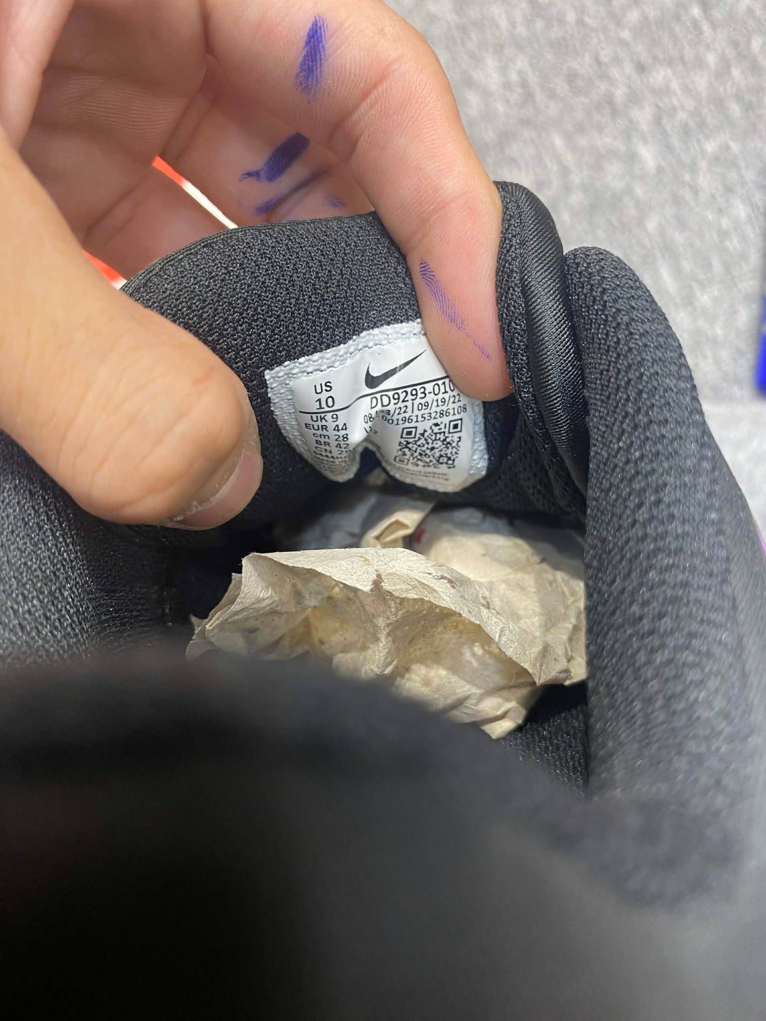 Giày Casual Chính Hãng - Nike Downshifter 12 'Black Light Silver' - DD9293-010