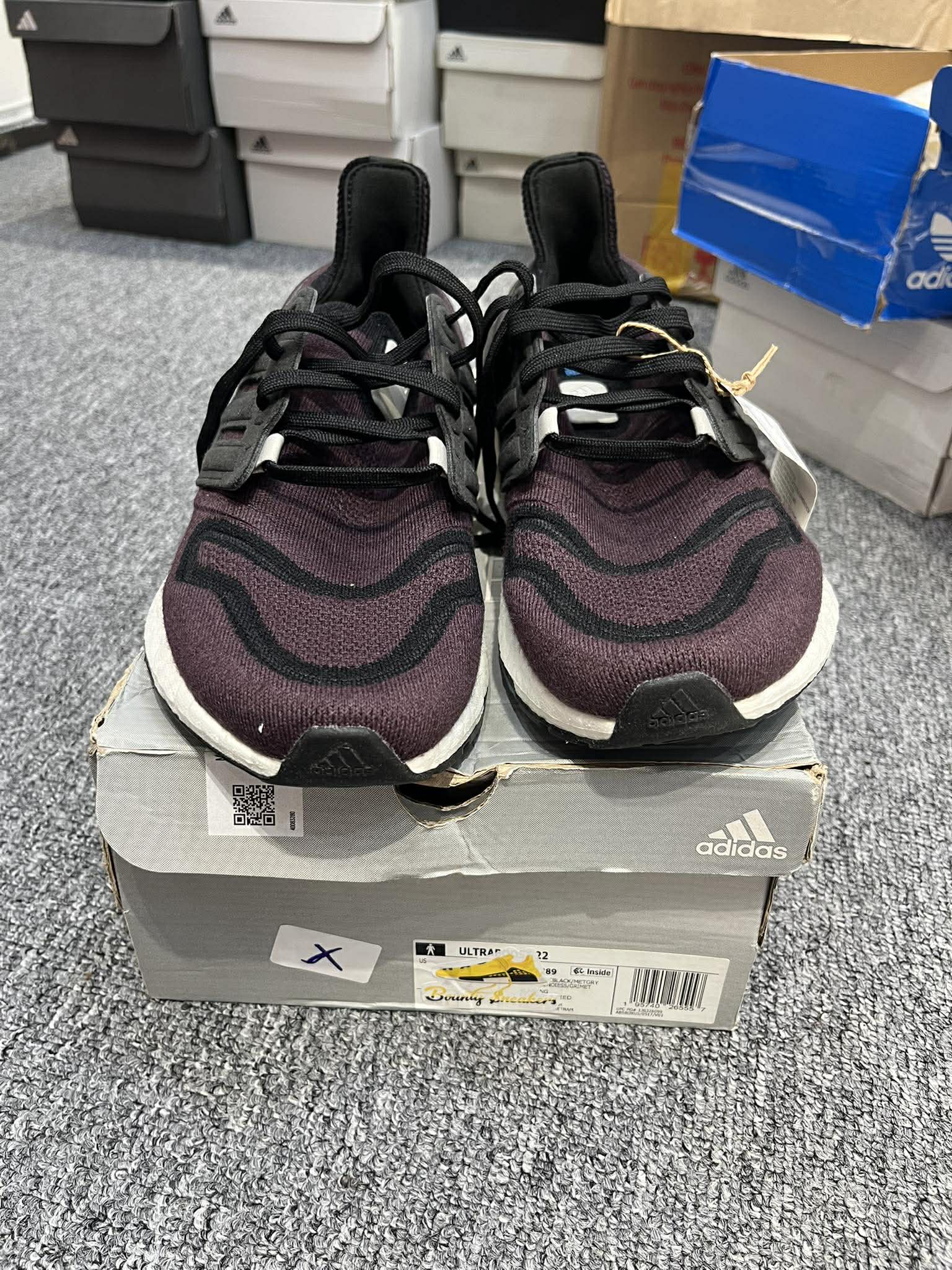 Giày Casual Chính Hãng - Adidas Ultraboost 22 Shoes ‘Shadow Maroon’ - GY7289