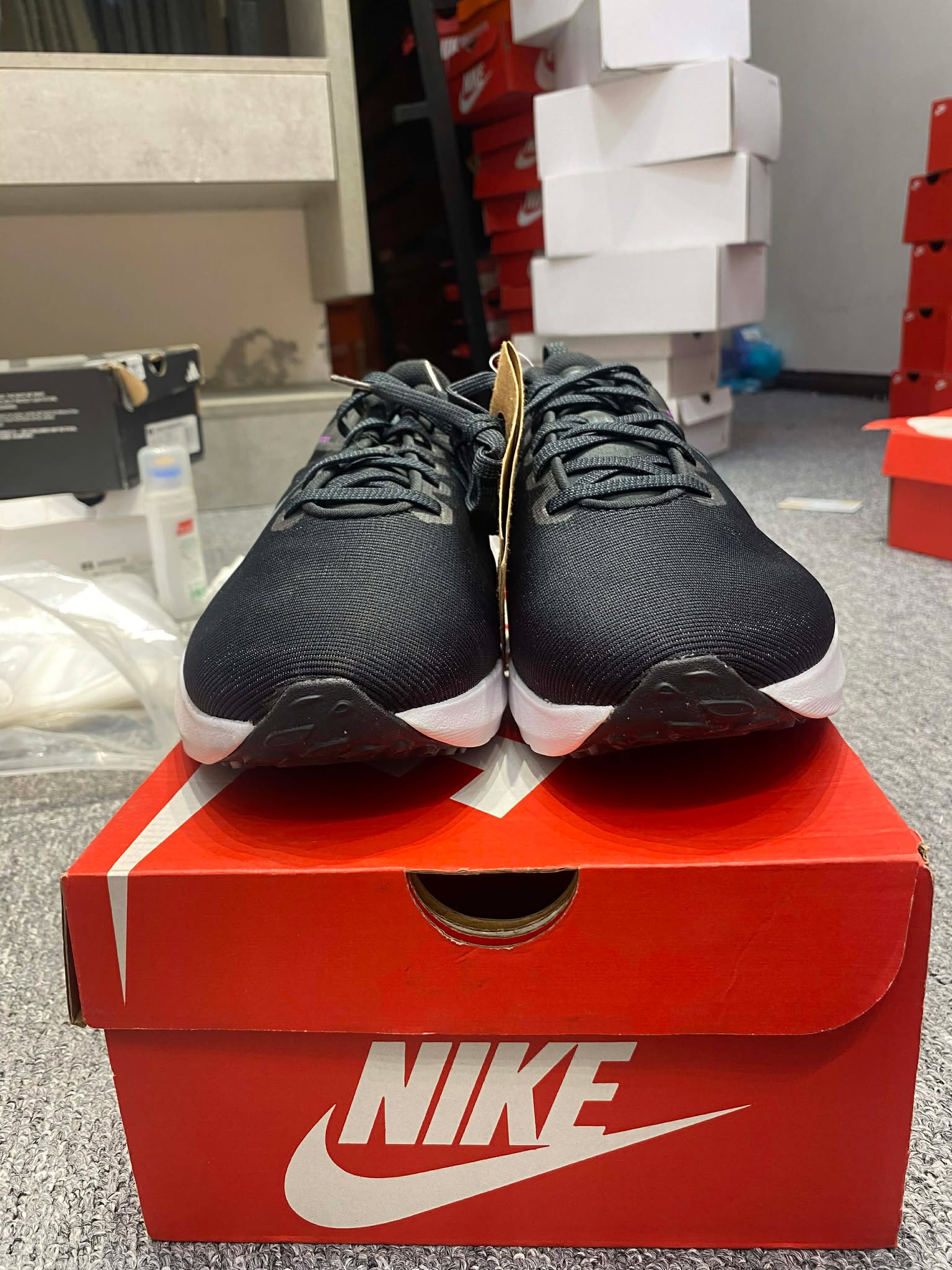 Giày Casual Chính Hãng - Nike Downshifter 12 'Black Light Silver' - DD9293-010