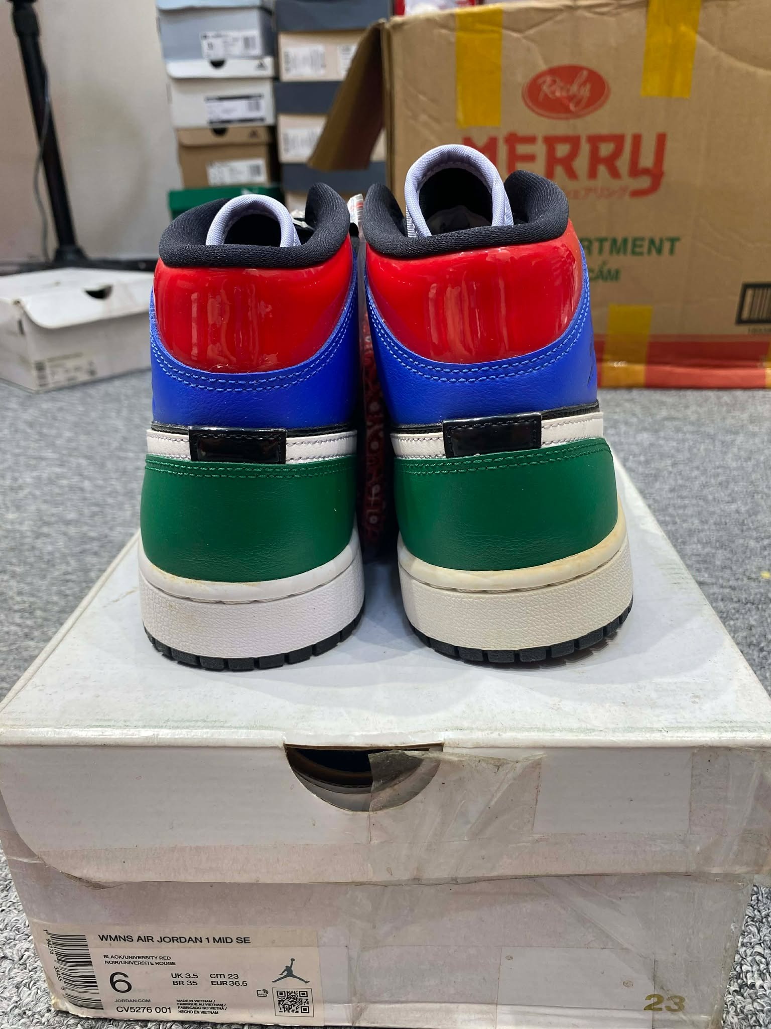 Giày Casual Chính Hãng - Nike Air Jordan 1 Mid 'Multi Patent' - CV5276-001