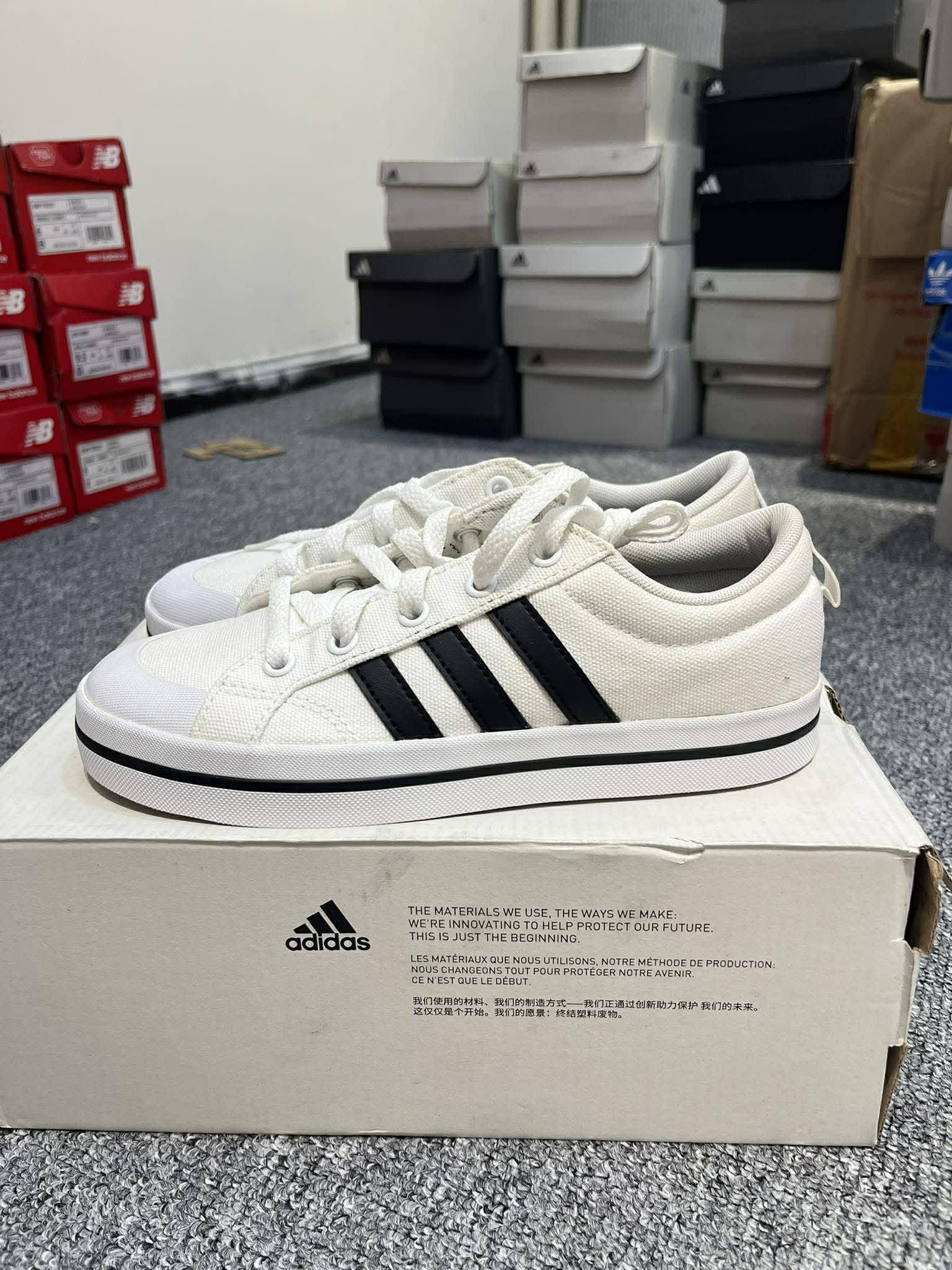 Giày Casual Chính Hãng - Adidas Bravada 'White' - FV8086