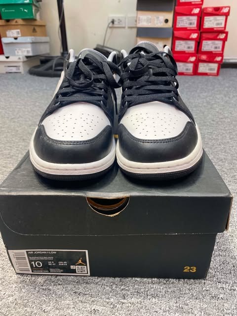 Giày Casual Chính Hãng - Nike Air Jordan 1 Low 'Smoke Grey V3' - 553558-040