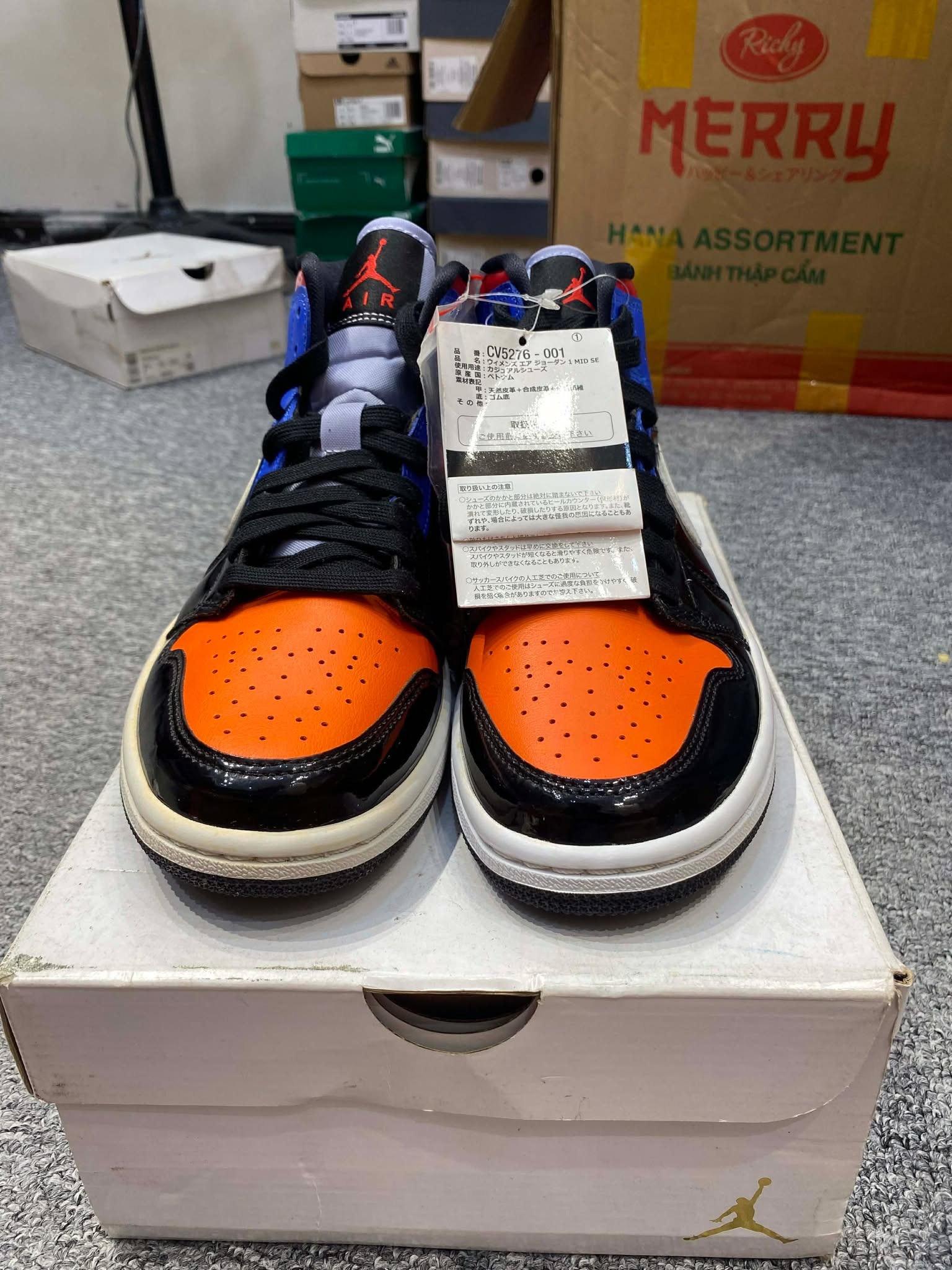 Giày Casual Chính Hãng - Nike Air Jordan 1 Mid 'Multi Patent' - CV5276-001