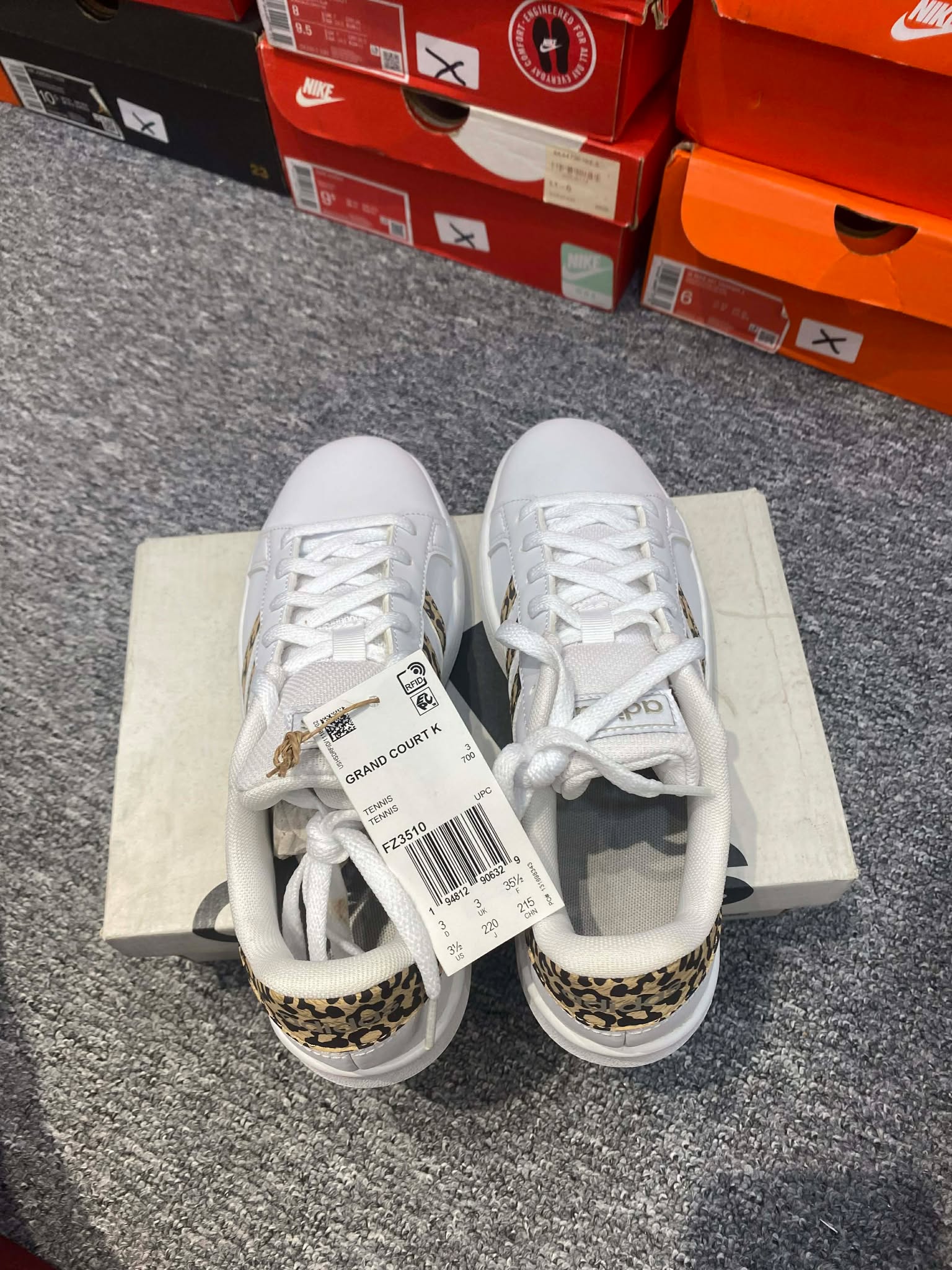 Giày Casual Chính Hãng - Adidas Nữ Grand Court K 