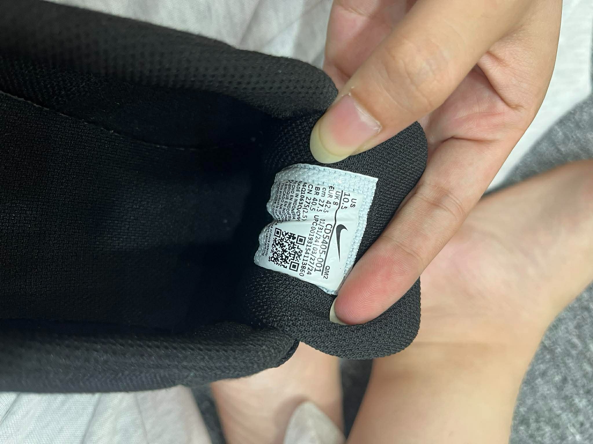 Giày Casual Chính Hãng - Nike Wmns Court Royale AC Canvas 'Black White' - CD5405-010