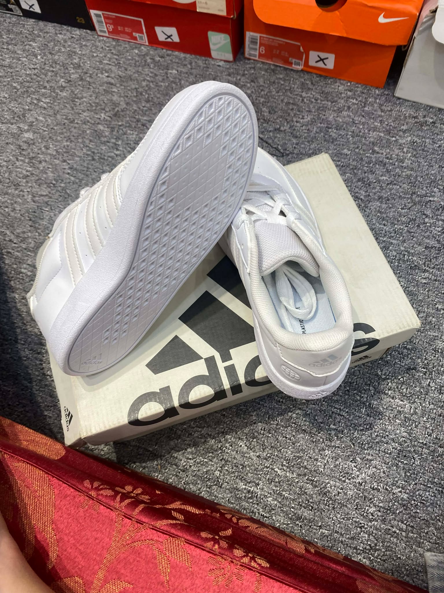 Giày Casual Chính Hãng - Adidas Breaknet Lifestyle Court Lace 