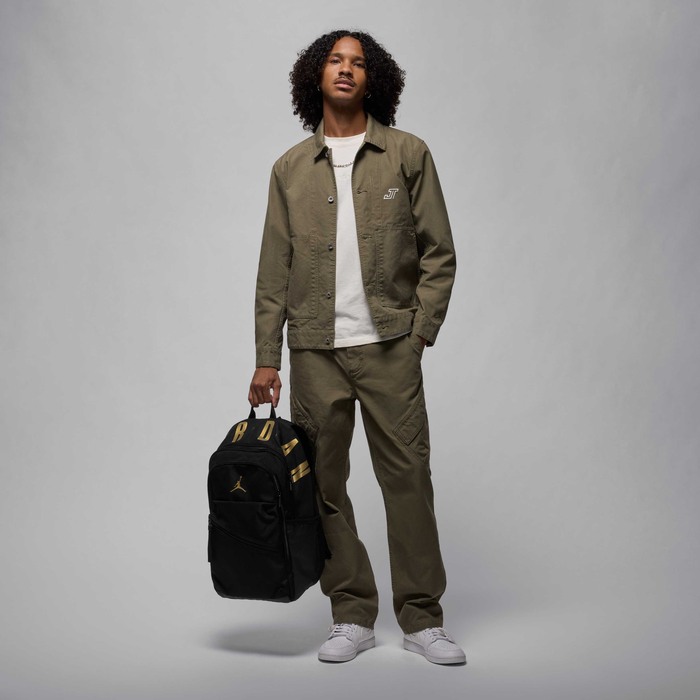 Phụ Kiện Chính Hãng - BALO Jordan Air Patrol Patrol Backpack Black Gold - MA0924-K5X